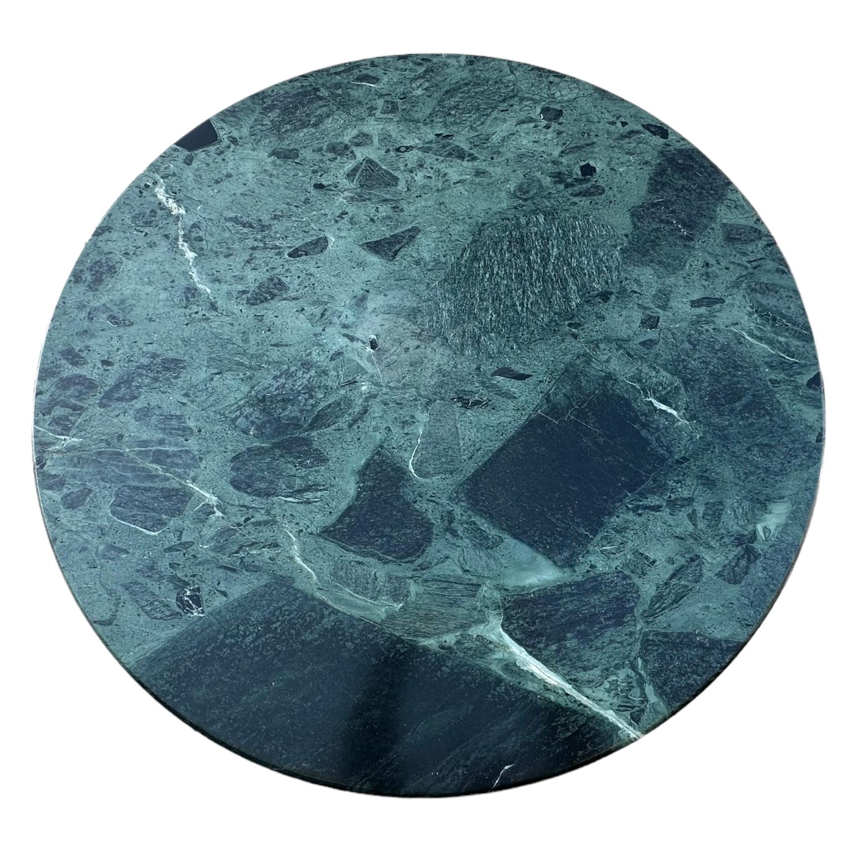 Contemporary Spectacular Eero Saarinen for Knoll Tulip Dining Table in Verde Alpi Marble
