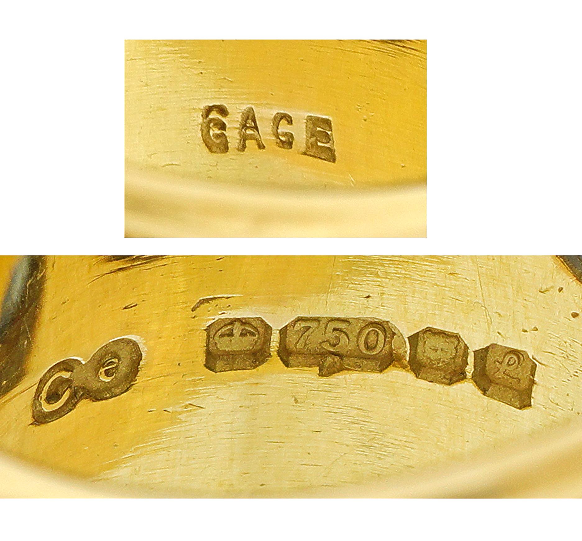 Women's or Men's Spectacular Elizabeth Gage London Ring For Sale