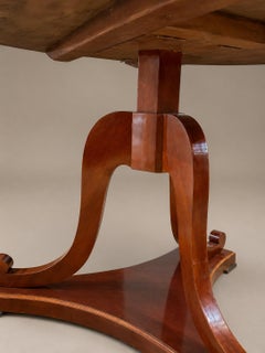 Spectacular English Regency Flame Mahogany Starburst Tilt-Top Breakfast Table