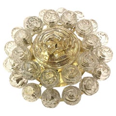 Spektakuläre Extra Large Murano Glas Ball Decke / Flush Mount Fixture von Doria