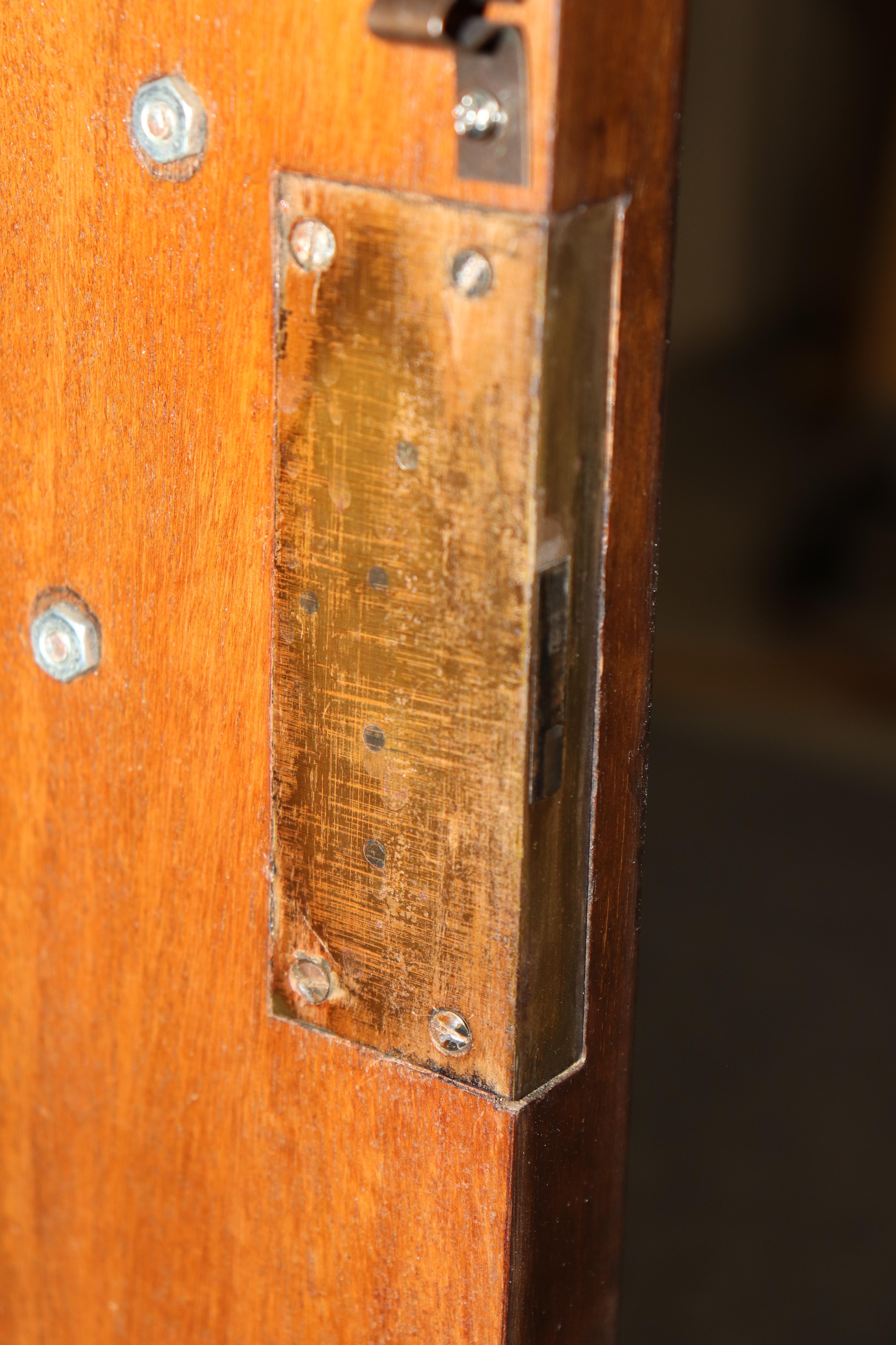 Spettacolare buffet francese degli anni '30 con piano in mogano e marmo Art Déco in vendita 1