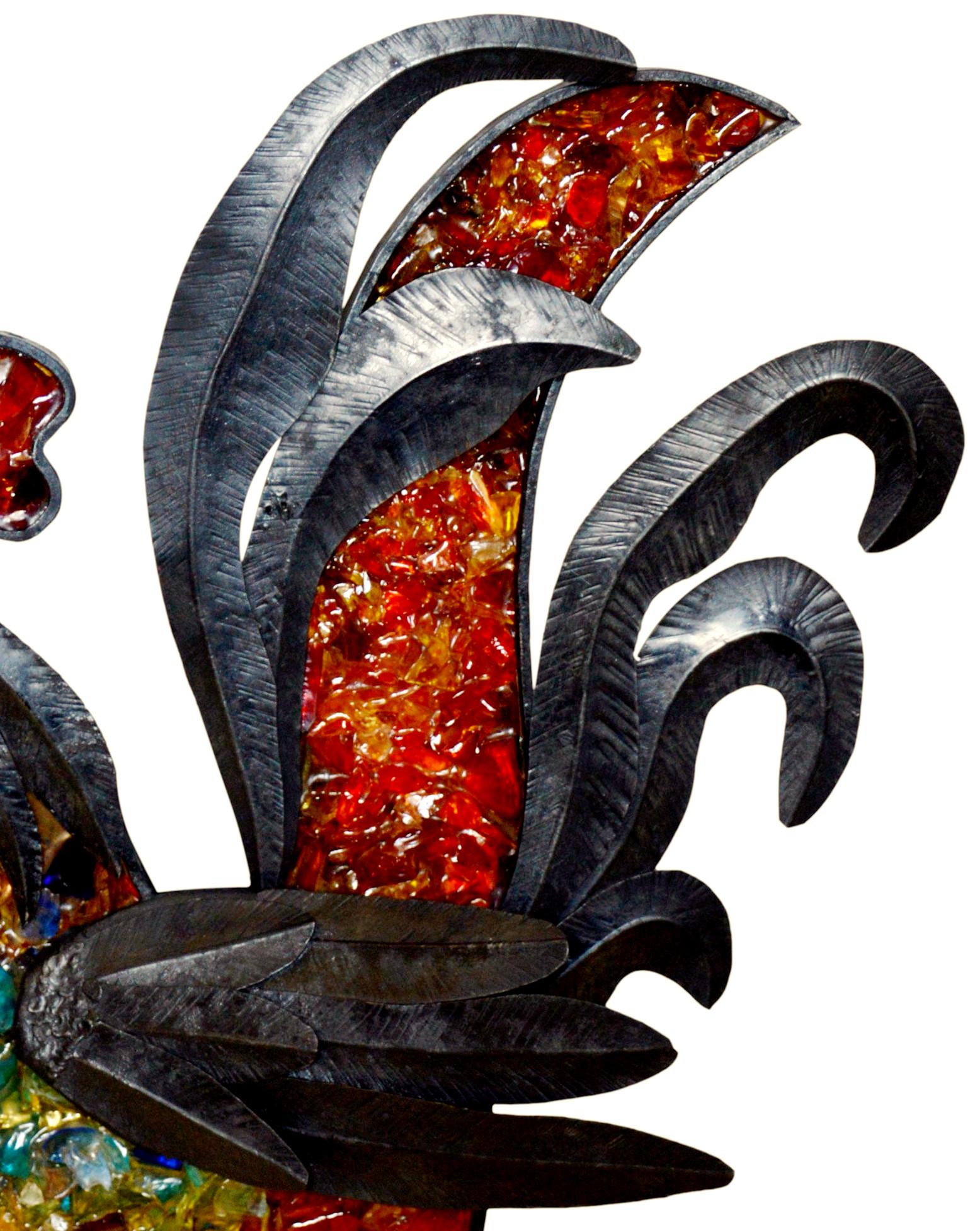 Vetro Spettacolare scultura da parete 
