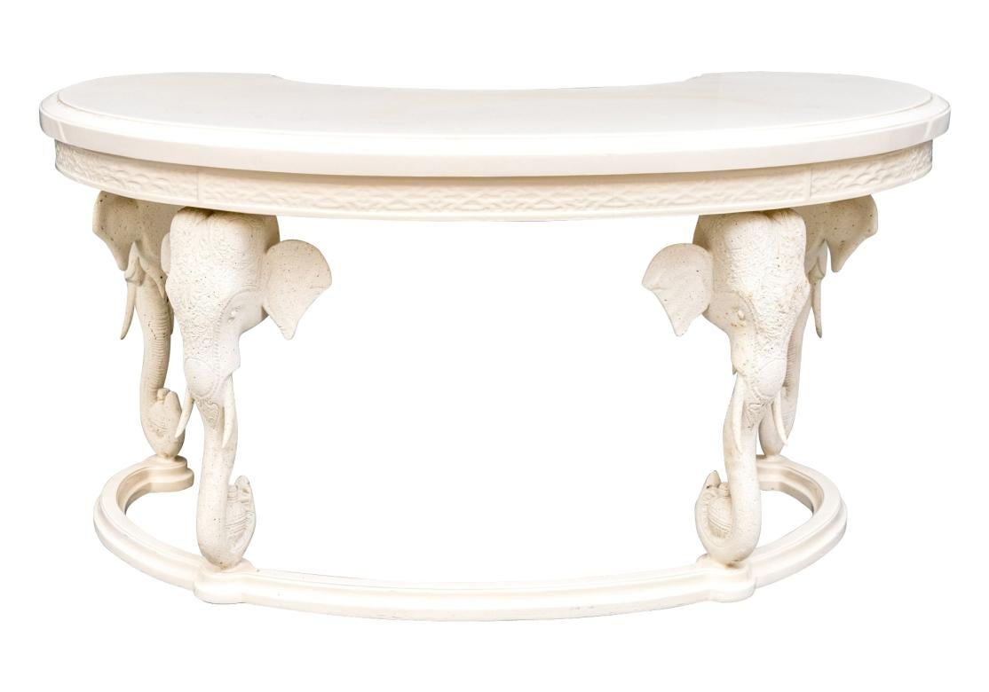 Spectacular Gampol Stoll Co. Elephant Desk im Angebot 10