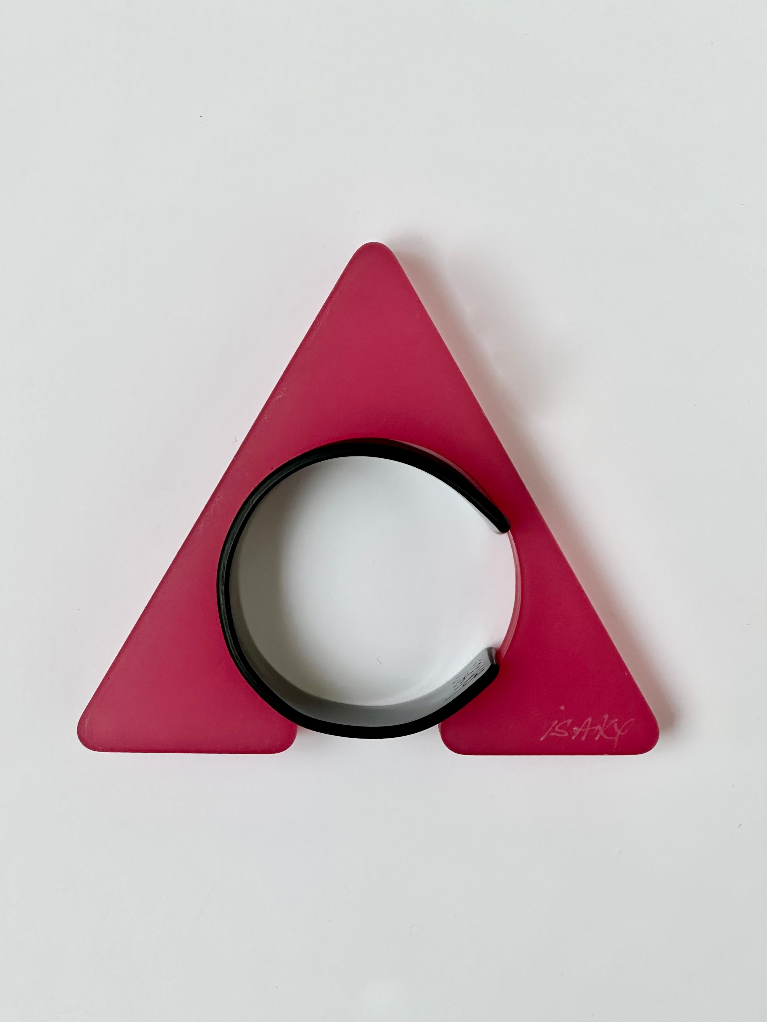 Spectacular Geometric Cuff, Isaky, Paris c. 1980 For Sale 4