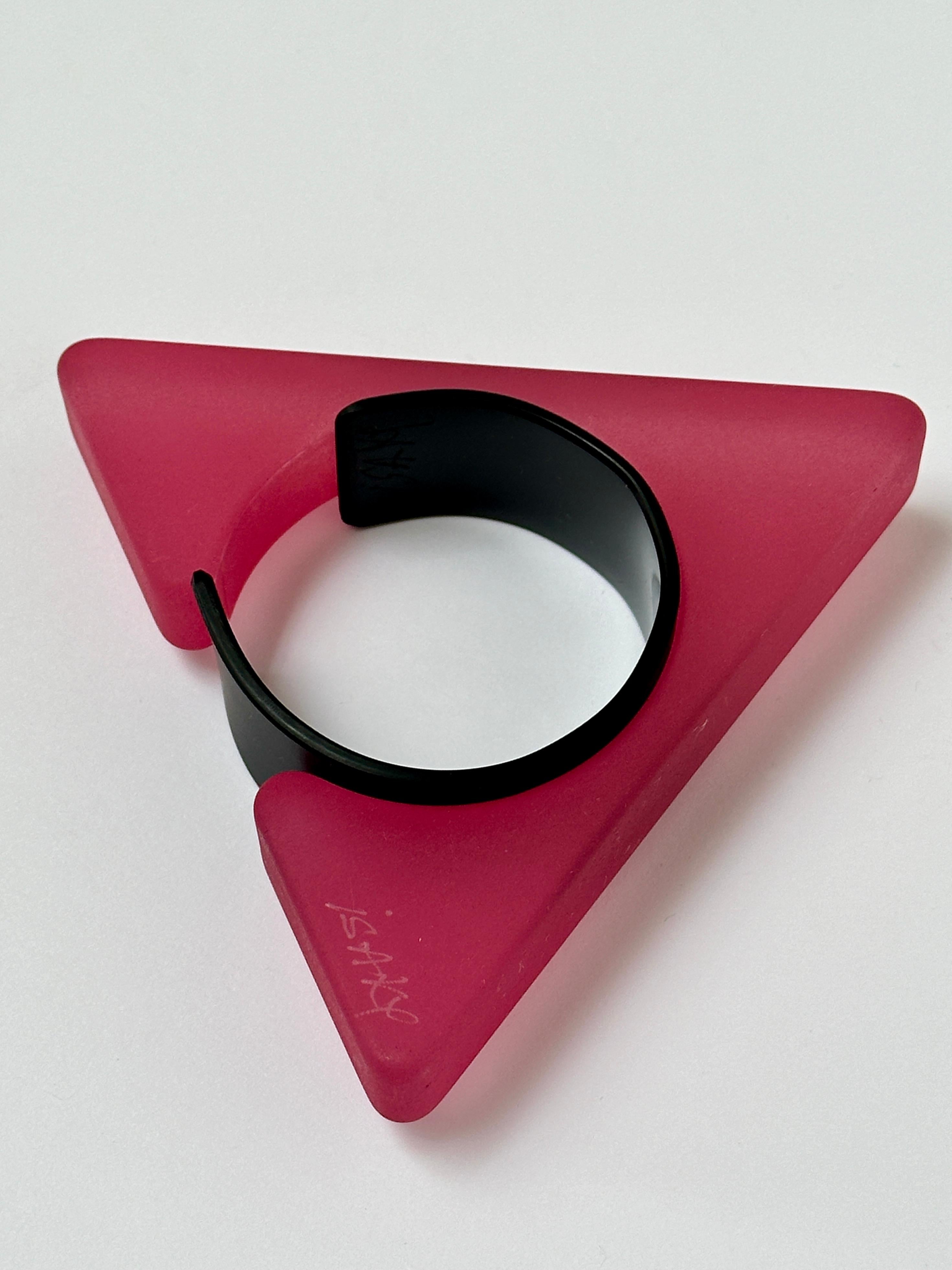 Spectacular Geometric Cuff, Isaky, Paris c. 1980 For Sale 5
