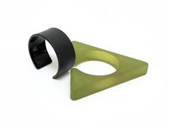 Spectacular Geometric Cuff, Isaky, Paris c. 1980