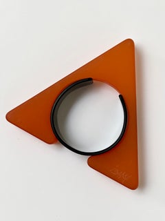Spectacular Geometric Cuff, Isaky, Paris c. 1980
