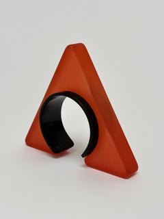 Spectacular Geometric Cuff, Isaky, Paris c. 1980