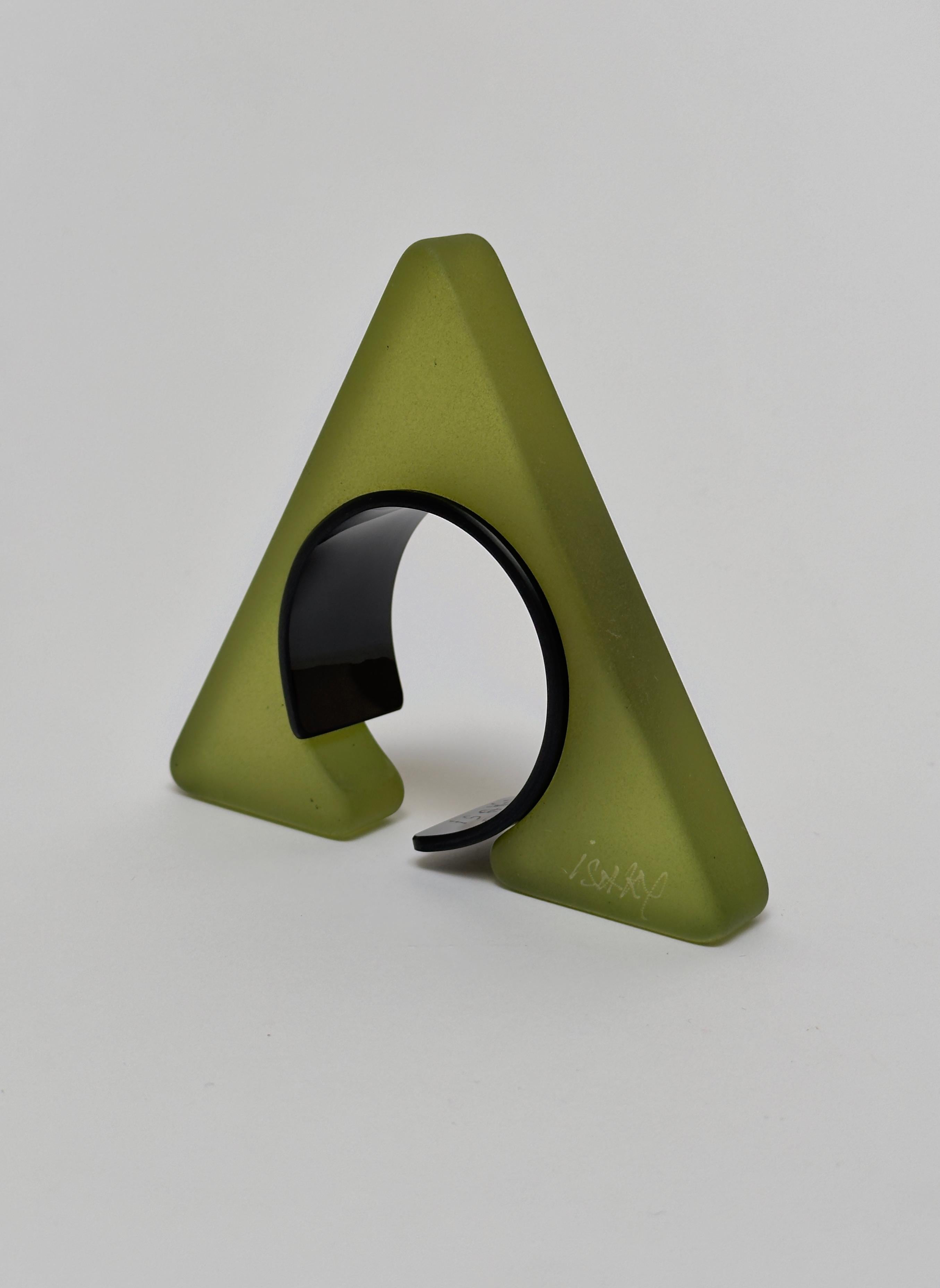 Space Age Spectacular Geometric Cuff, Isaky, Paris c. 1980 For Sale