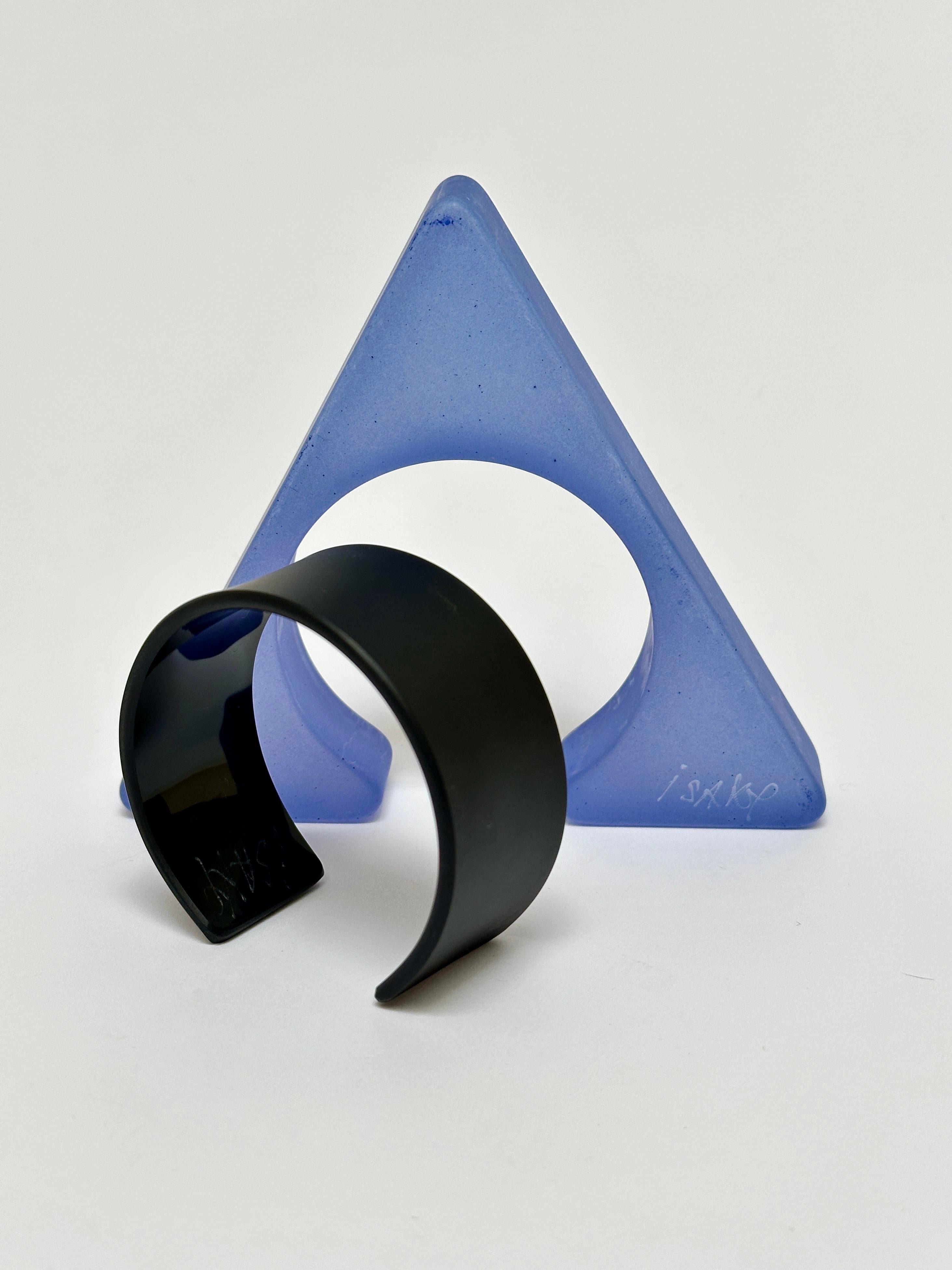 Space Age Spectacular Geometric Cuff, Isaky, Paris c. 1980 For Sale