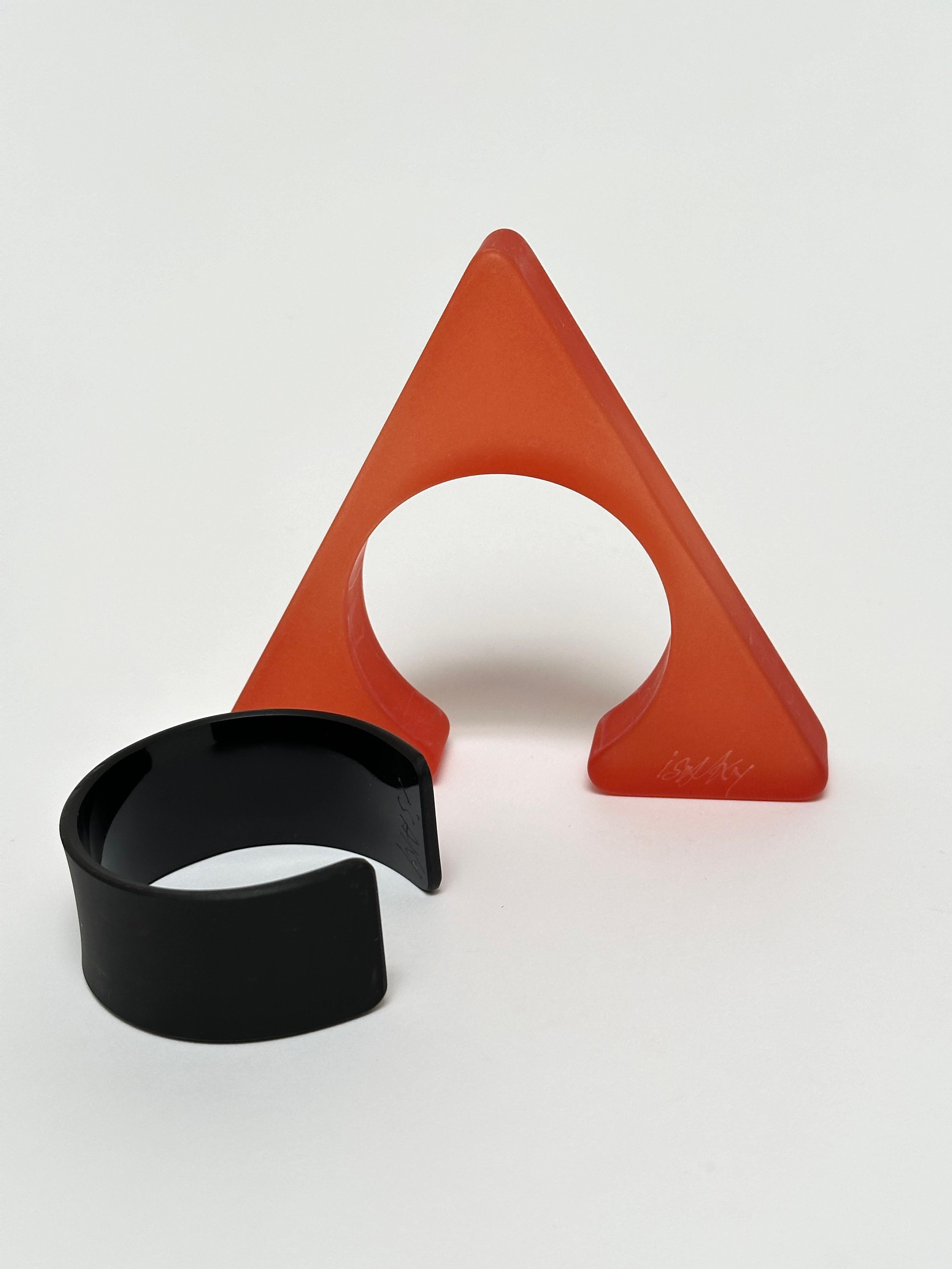 Space Age Spectacular Geometric Cuff, Isaky, Paris c. 1980 For Sale