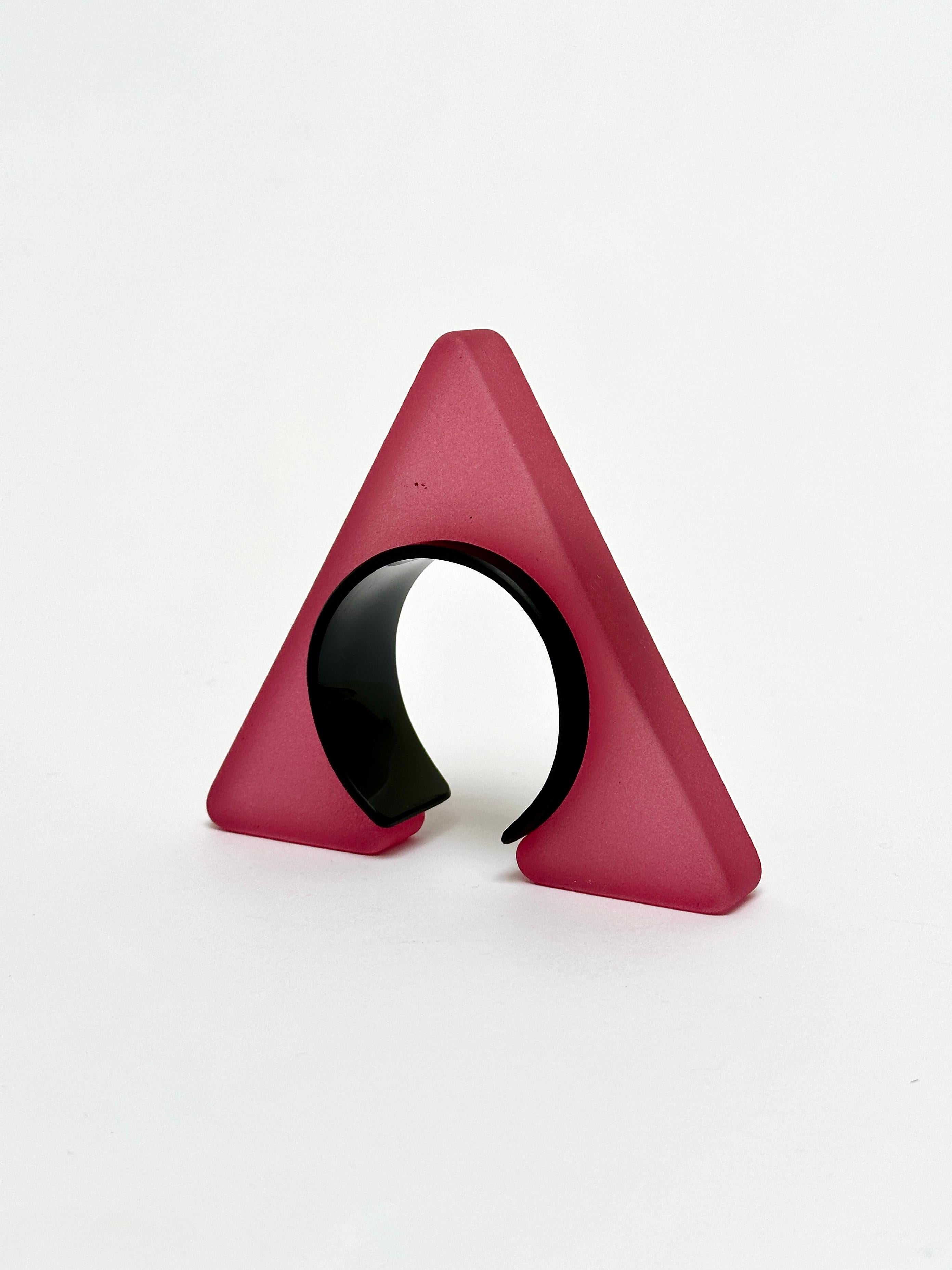 French Spectacular Geometric Cuff, Isaky, Paris c. 1980 For Sale