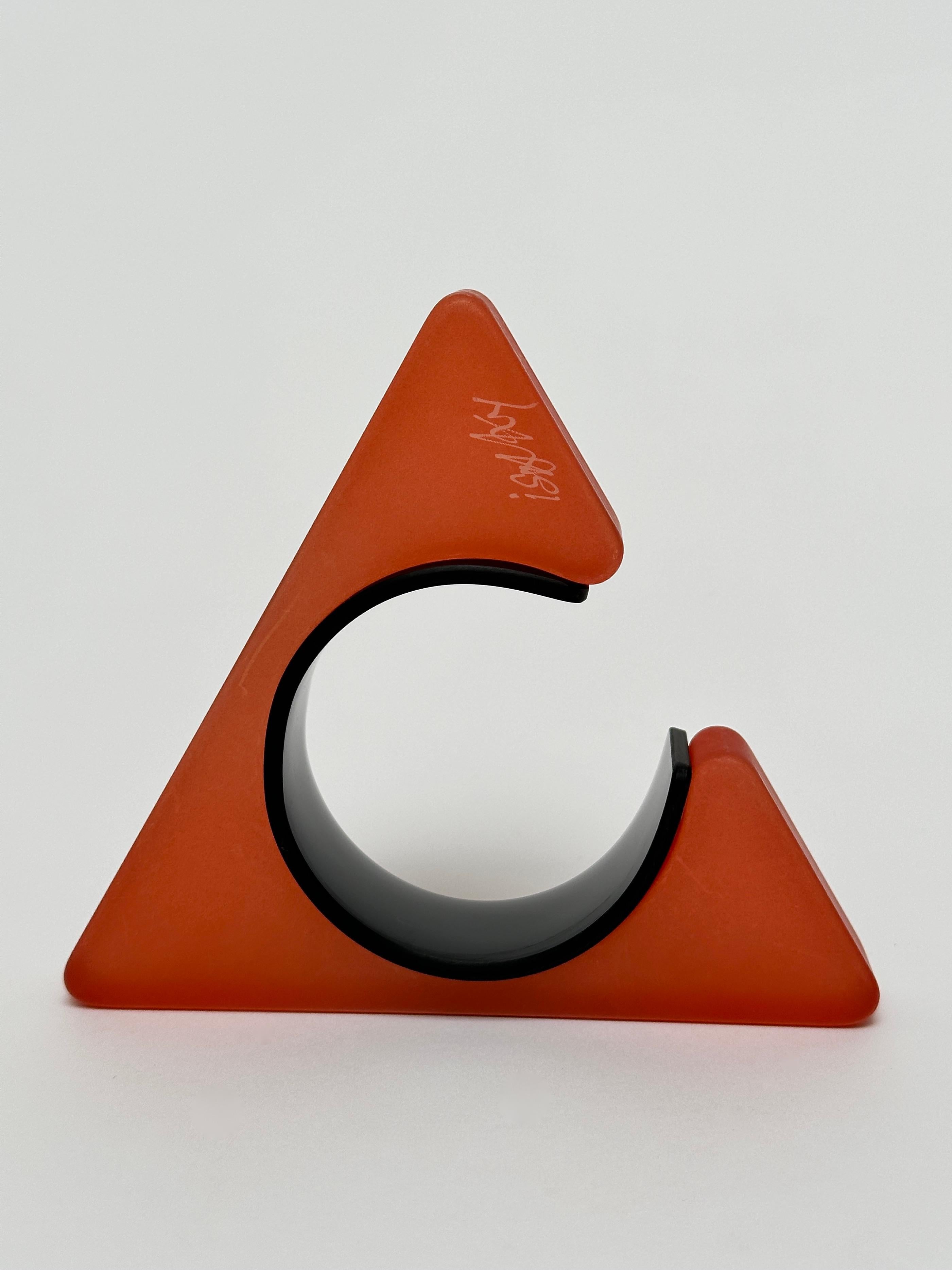Sandblasted Spectacular Geometric Cuff, Isaky, Paris c. 1980 For Sale