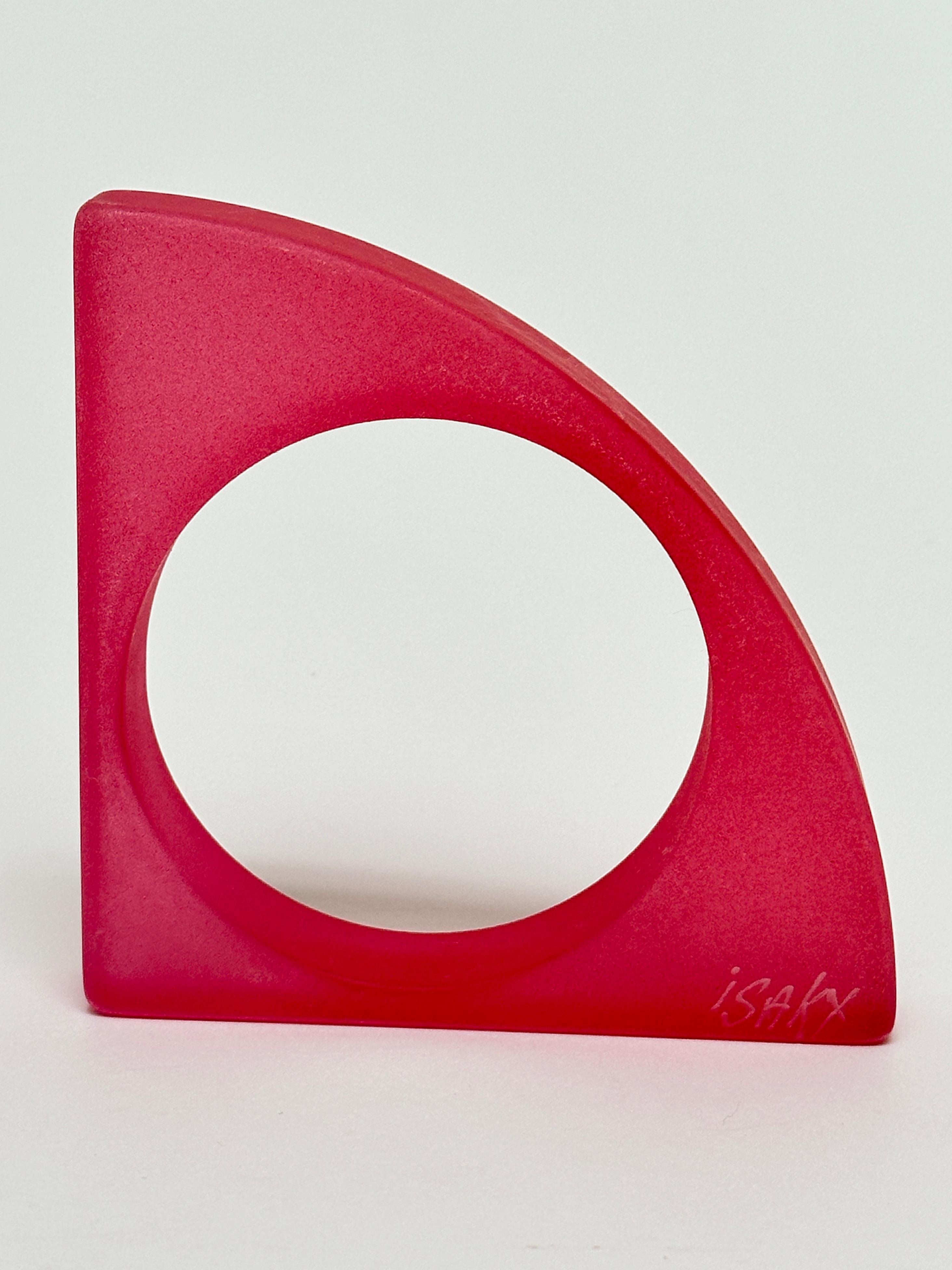 Molded Spectacular Geometric Cuff, Isaky, Paris c. 1980 For Sale