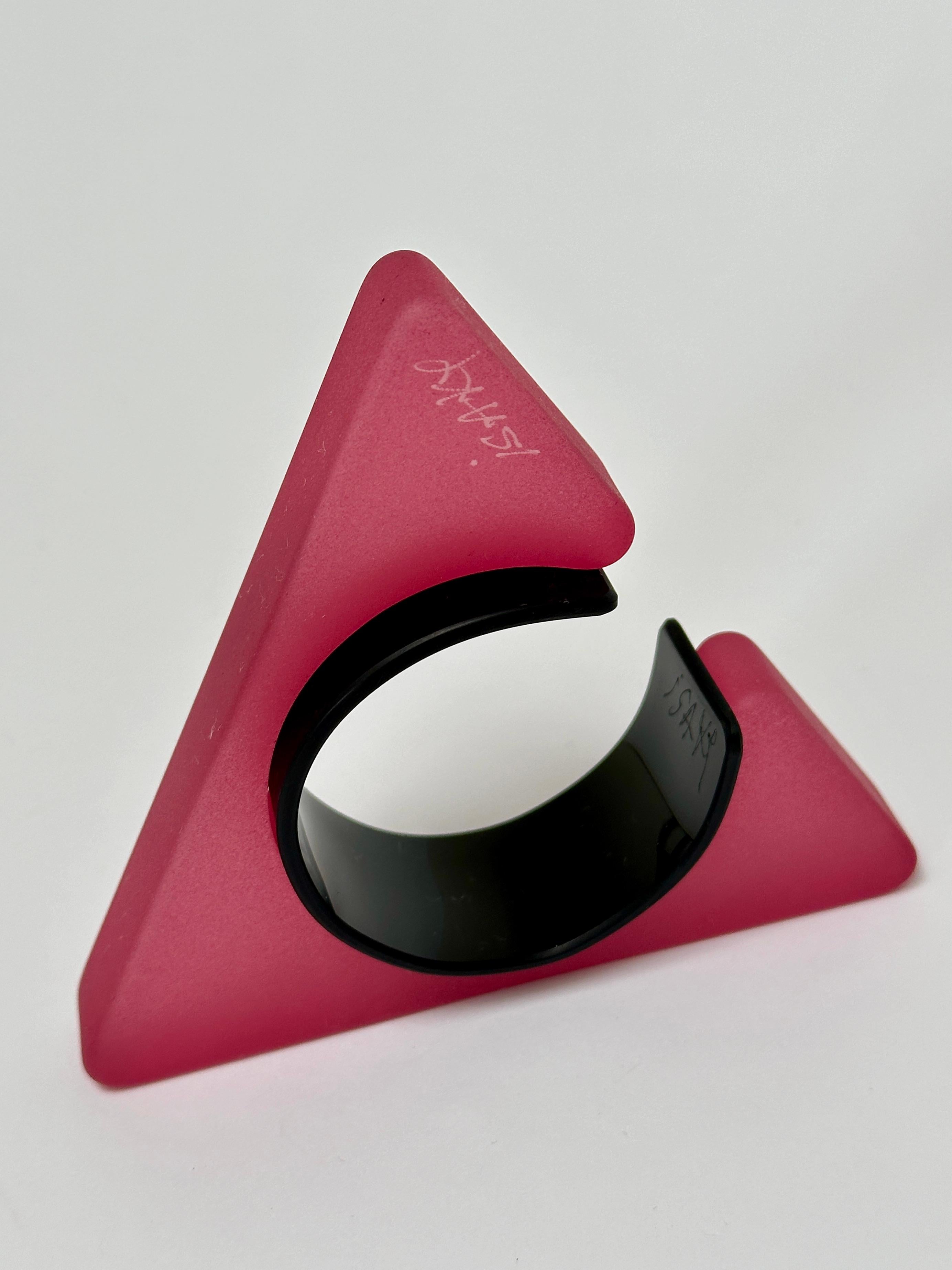 Spectacular Geometric Cuff, Isaky, Paris c. 1980 In Good Condition For Sale In St Ouen, FR