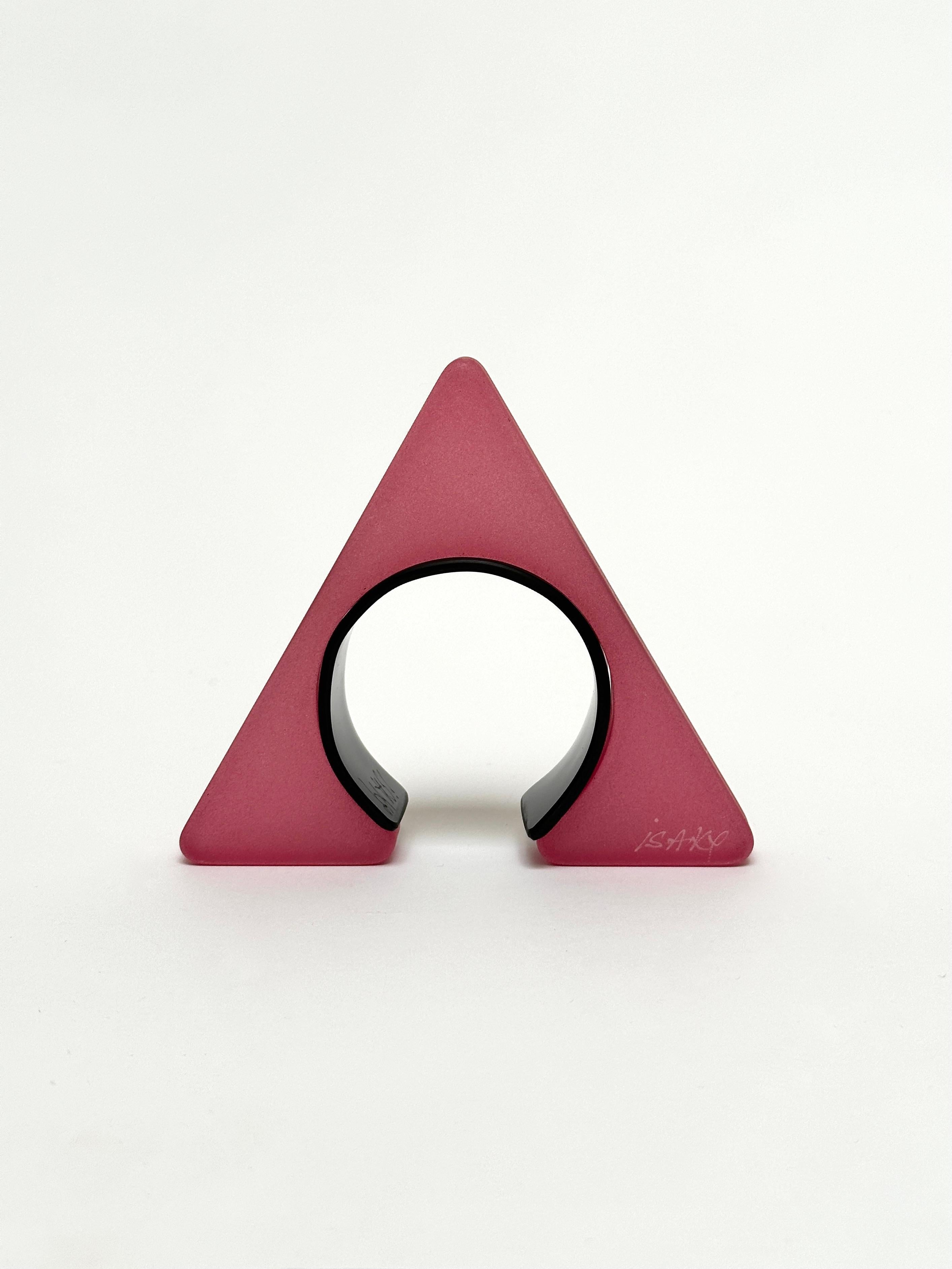 Resin Spectacular Geometric Cuff, Isaky, Paris c. 1980 For Sale