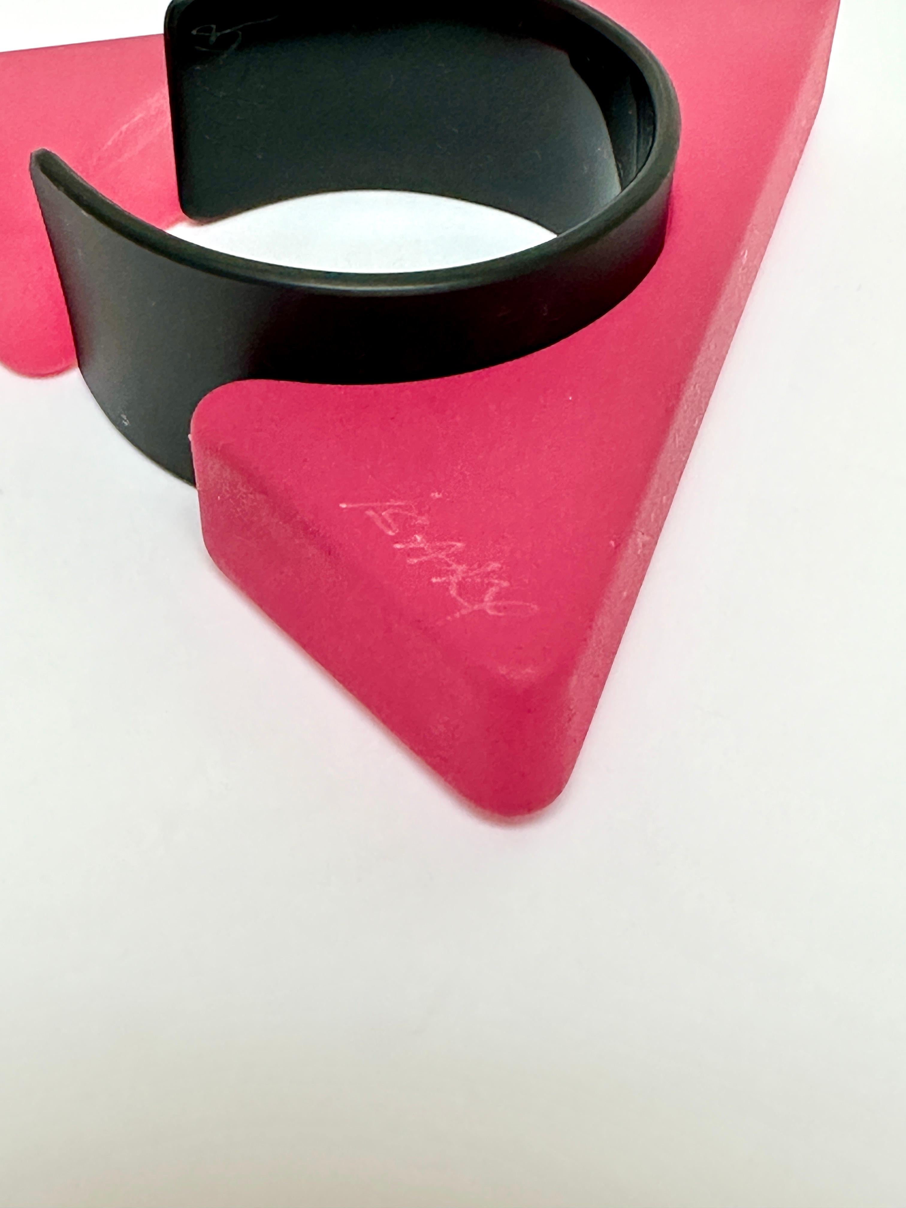 Spectacular Geometric Cuff, Isaky, Paris c. 1980 For Sale 1