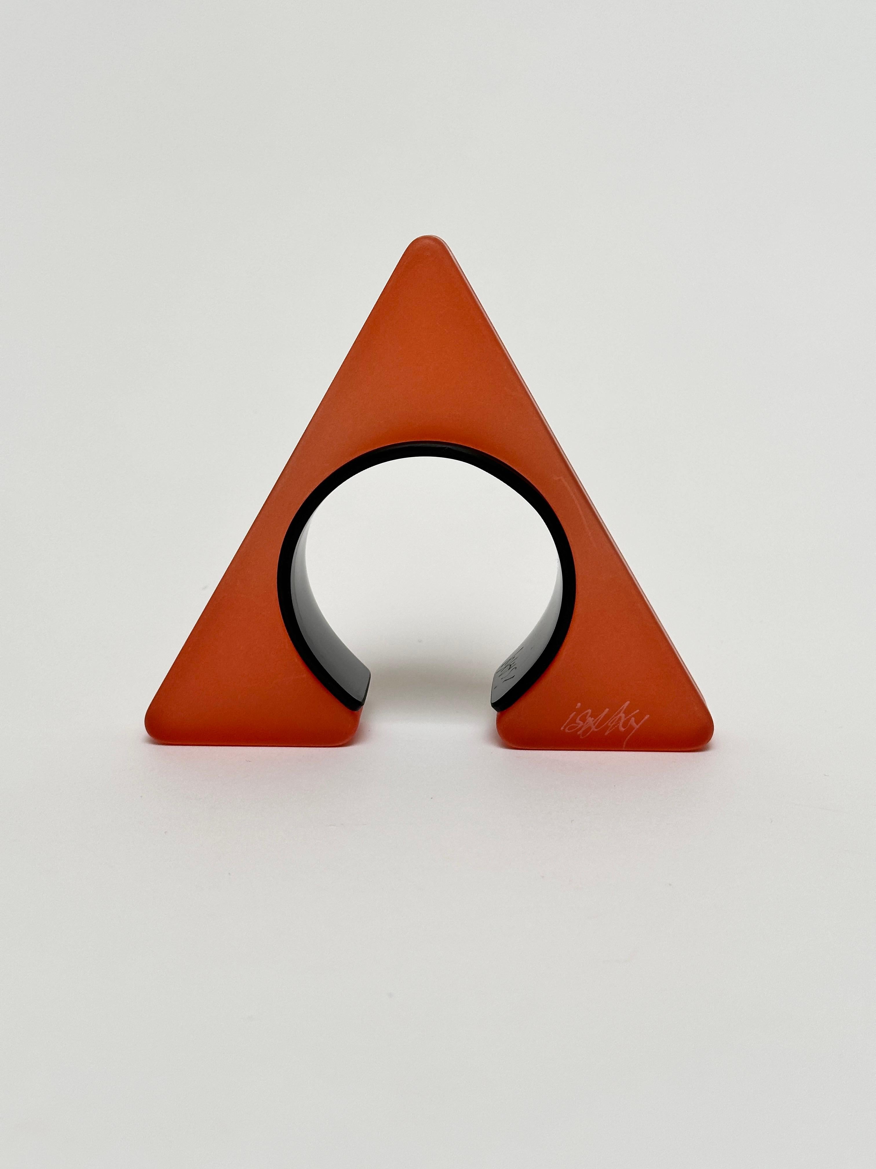 Spectacular Geometric Cuff, Isaky, Paris c. 1980 For Sale 1