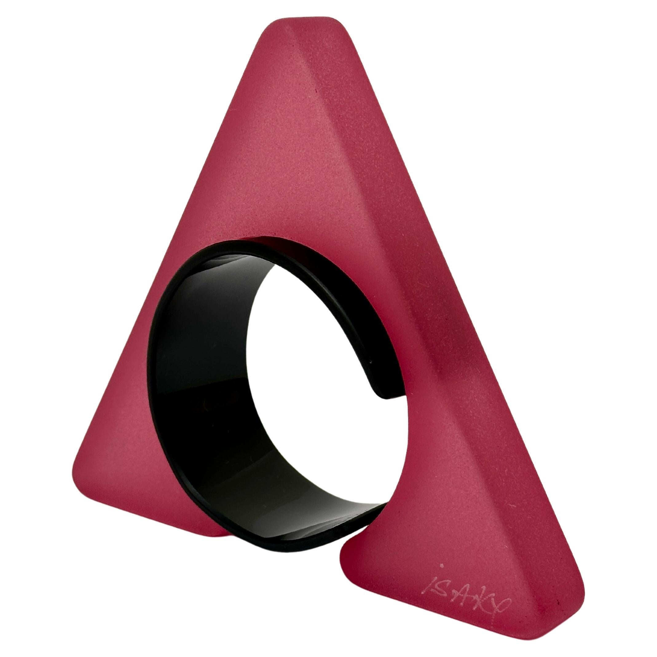 Spectacular Geometric Cuff, Isaky, Paris c. 1980 For Sale