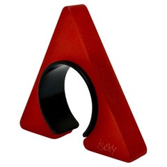 Spectacular Geometric Cuff, Isaky, Paris c. 1980