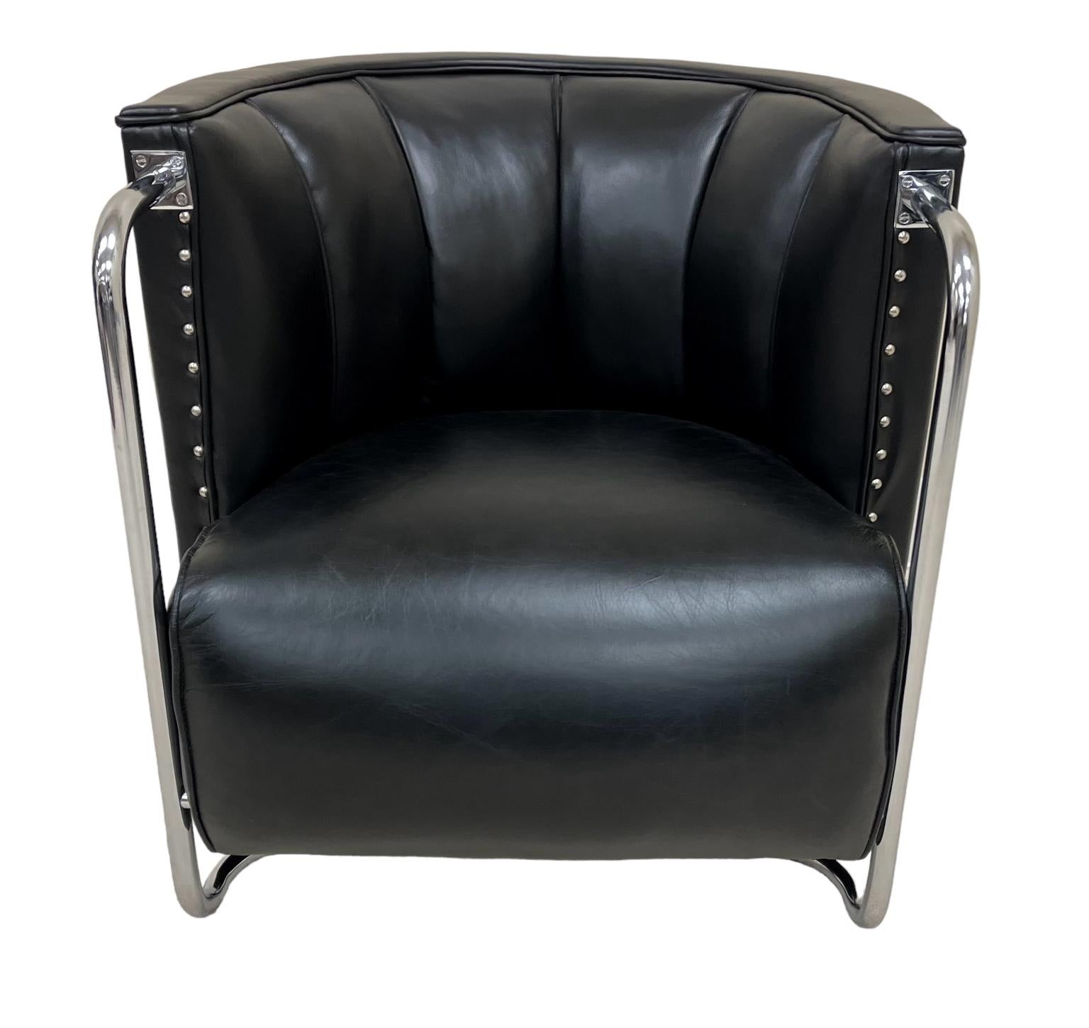 Américain Spectaculaire chaise Gilbert Rohde pour The Troy Sunshade Company C.1934-1937 en vente