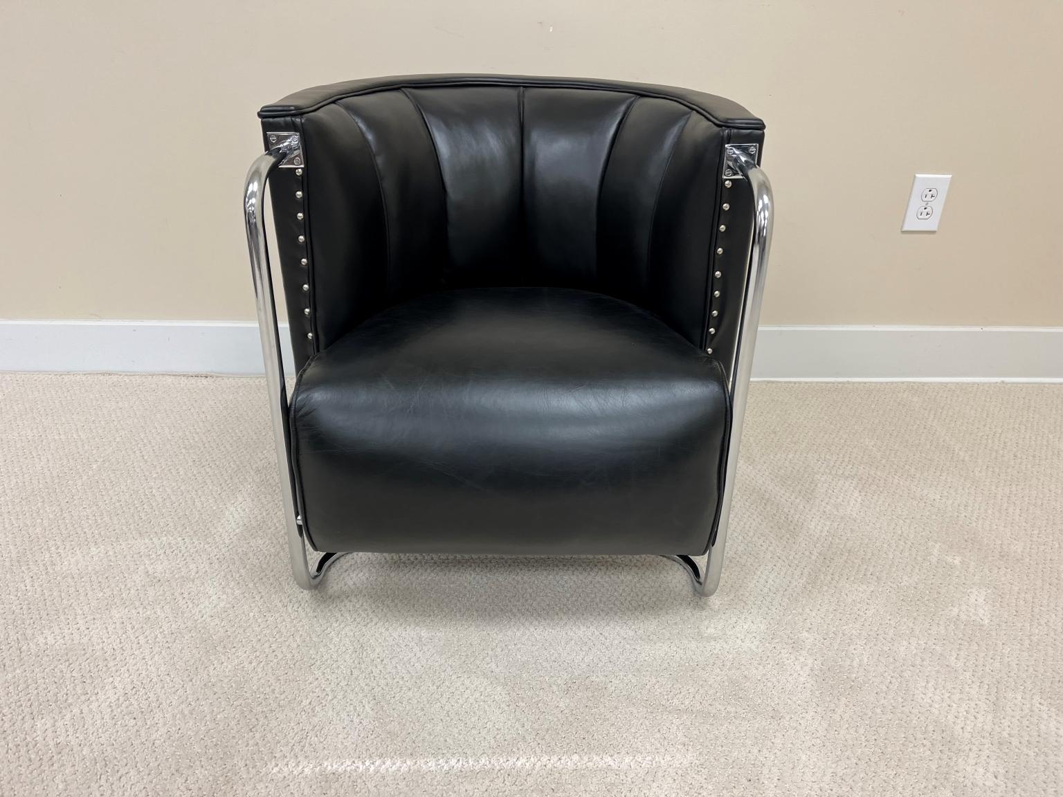 Spectacular Gilbert Rohde Chair for the Troy Sunshade Company, circa 1934-1937 In Excellent Condition For Sale In Bernville, PA