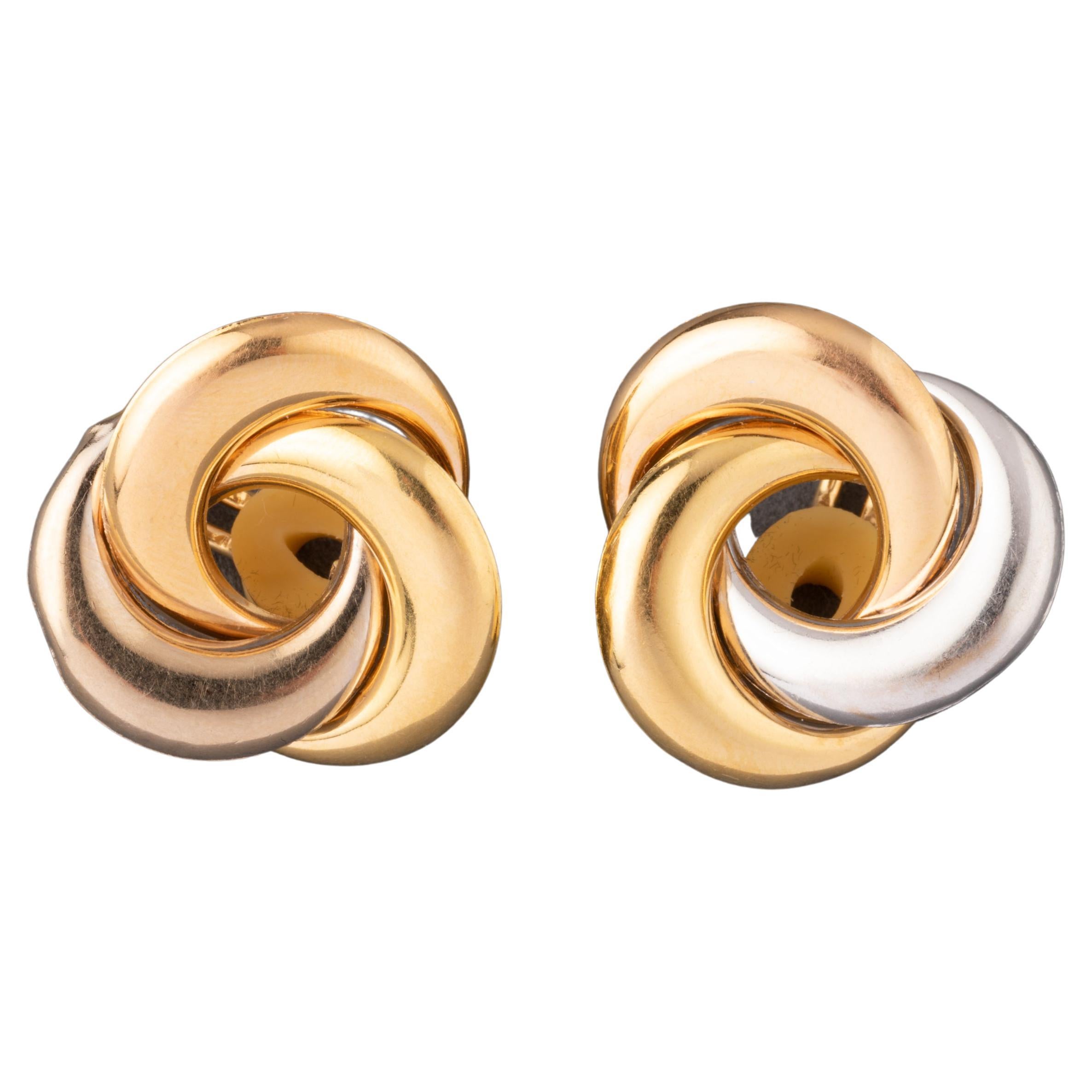 Exclusive Vintage Gold & Silver Earrings
