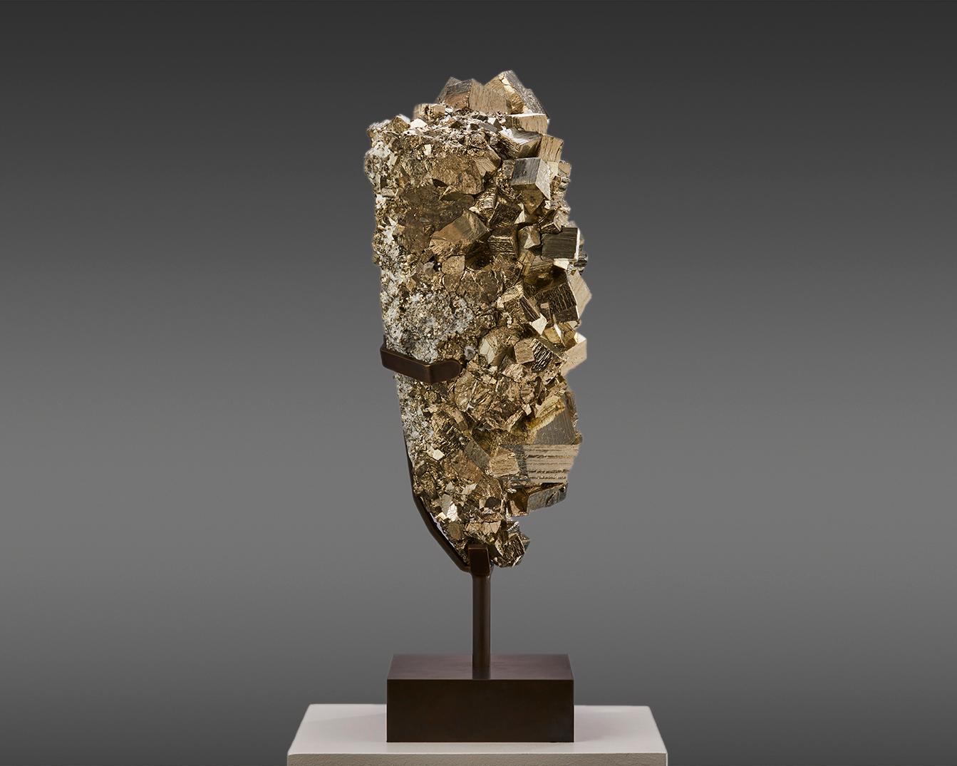 Spectacular Golden Pyrite In Excellent Condition For Sale In London, GB