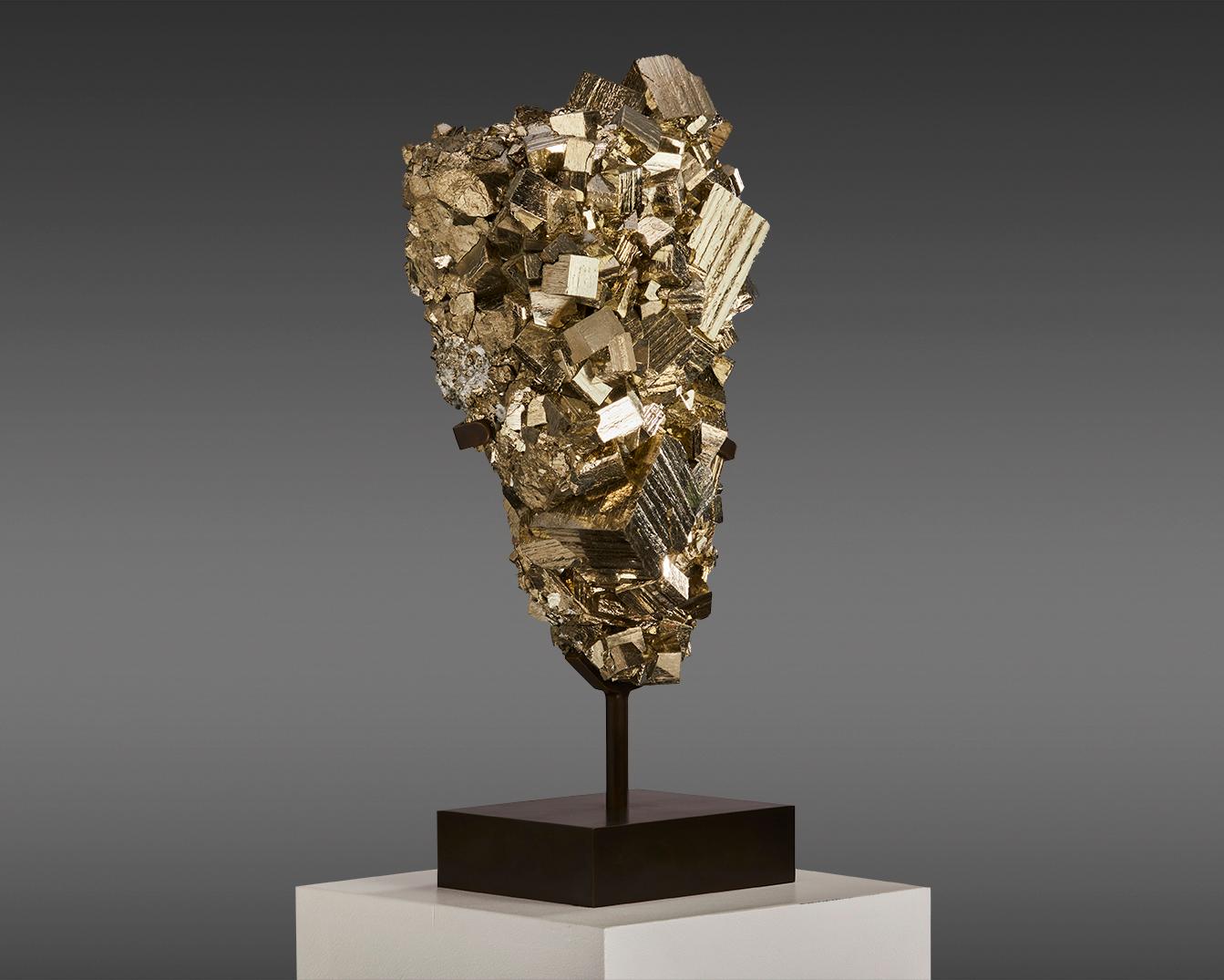 18th Century and Earlier Spectacular Golden Pyrite