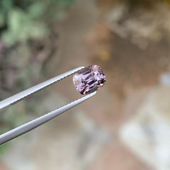 Spectacular Grayish Pink Spinel Gemstone 1.30 Carats Sparkling Gem Spinel Ring