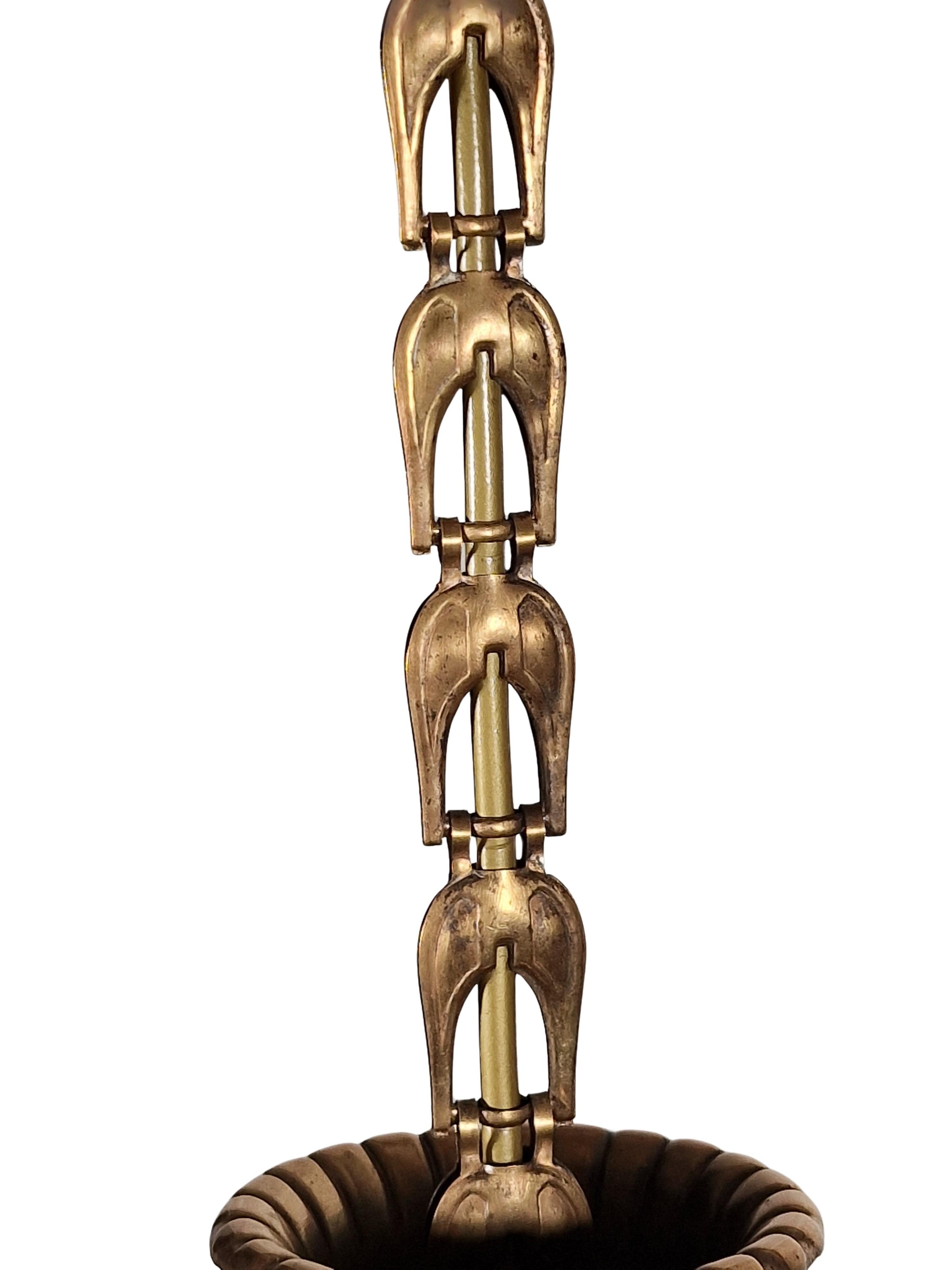 Spektakulärer Hängeleuchter, Jugendstil 1910, Österreich (Frühes 20. Jahrhundert) im Angebot