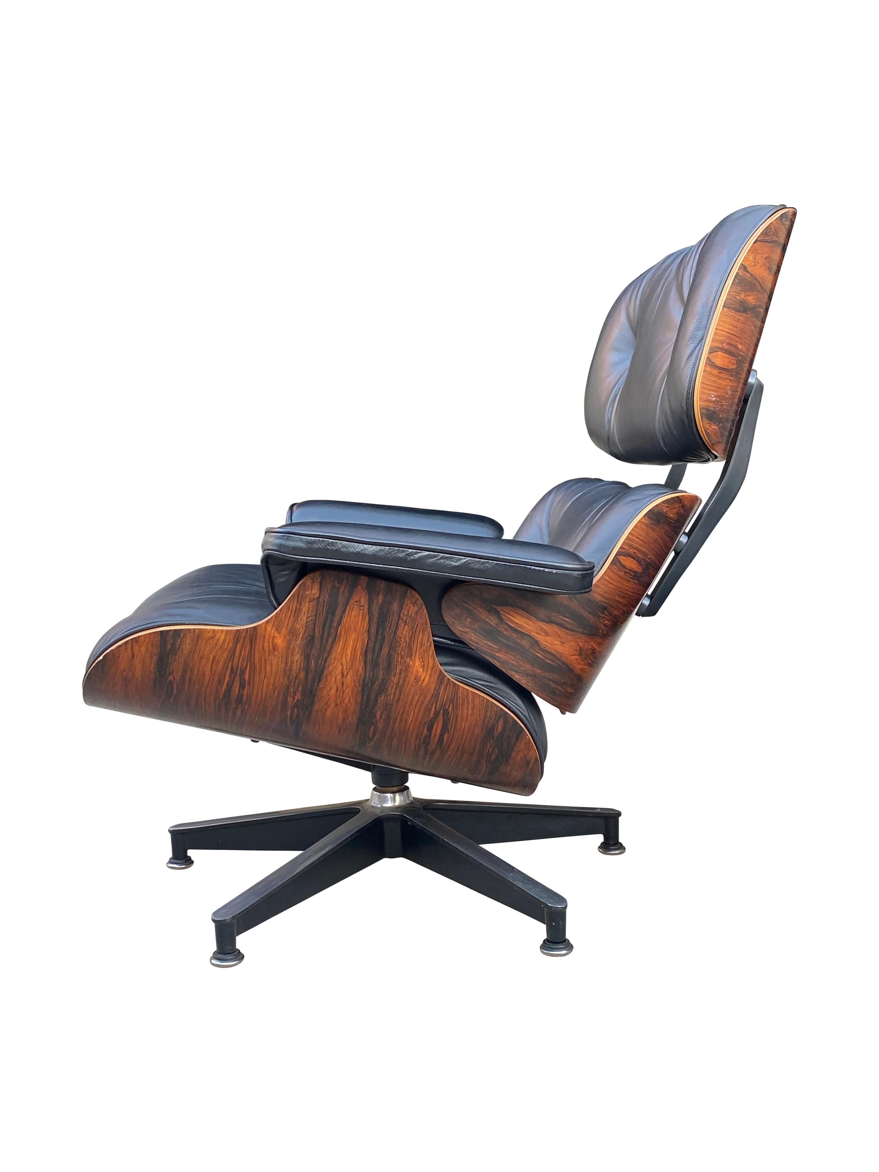 20th Century Spectacular Herman Miller Eames Lounge Chair and Ottoman
