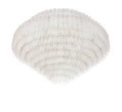 Spectacular 42" Doria Ballroom Chandelier with 465 Murano Glass Tubes, 1960s