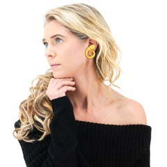 Spectacular Ilias Lalaounis Lion Head Earrings