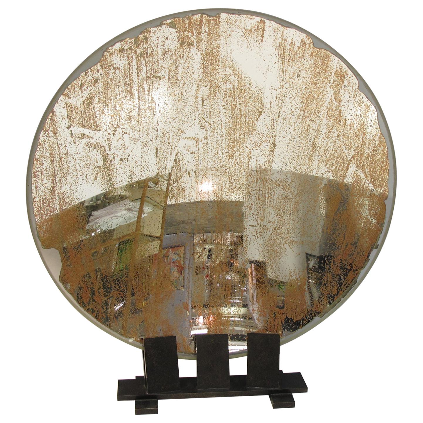 Industrial Lighthouse Mirror Optic Lens Sculpture