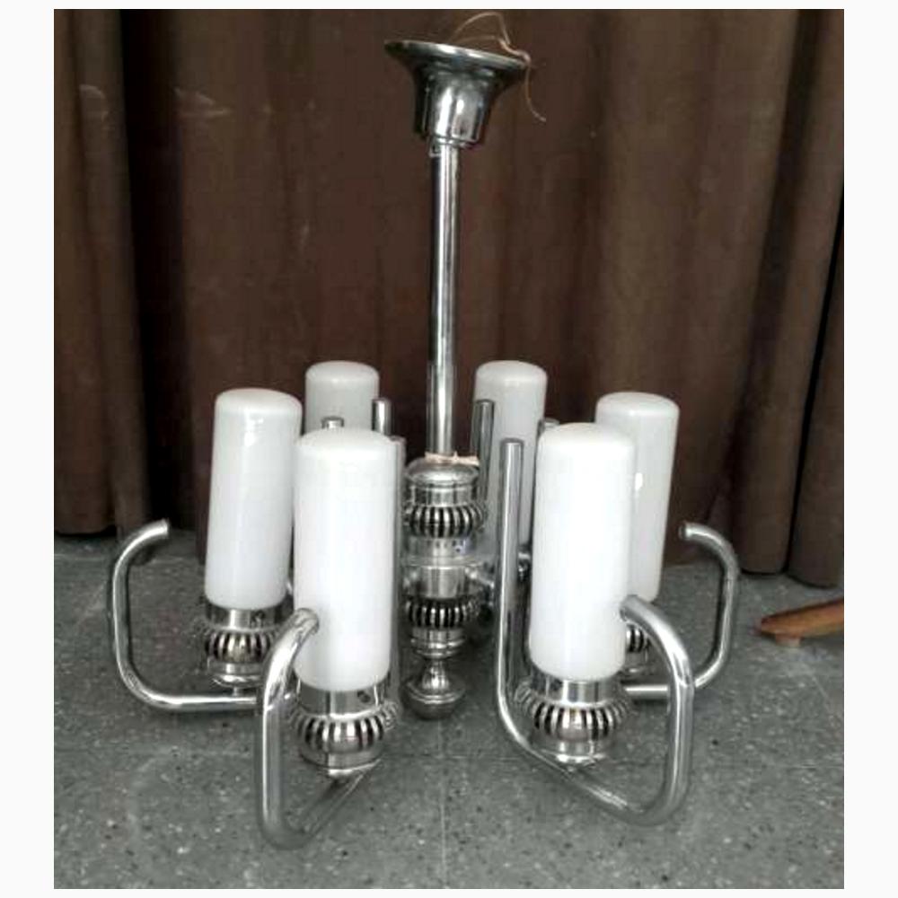 Spectaculaire lampadaire italien de l'ère spatiale  Lustre de Murano  60s-70s en vente 12