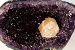 Spectacular Large Amethyst Geode Cave with Deep Purple Druzy