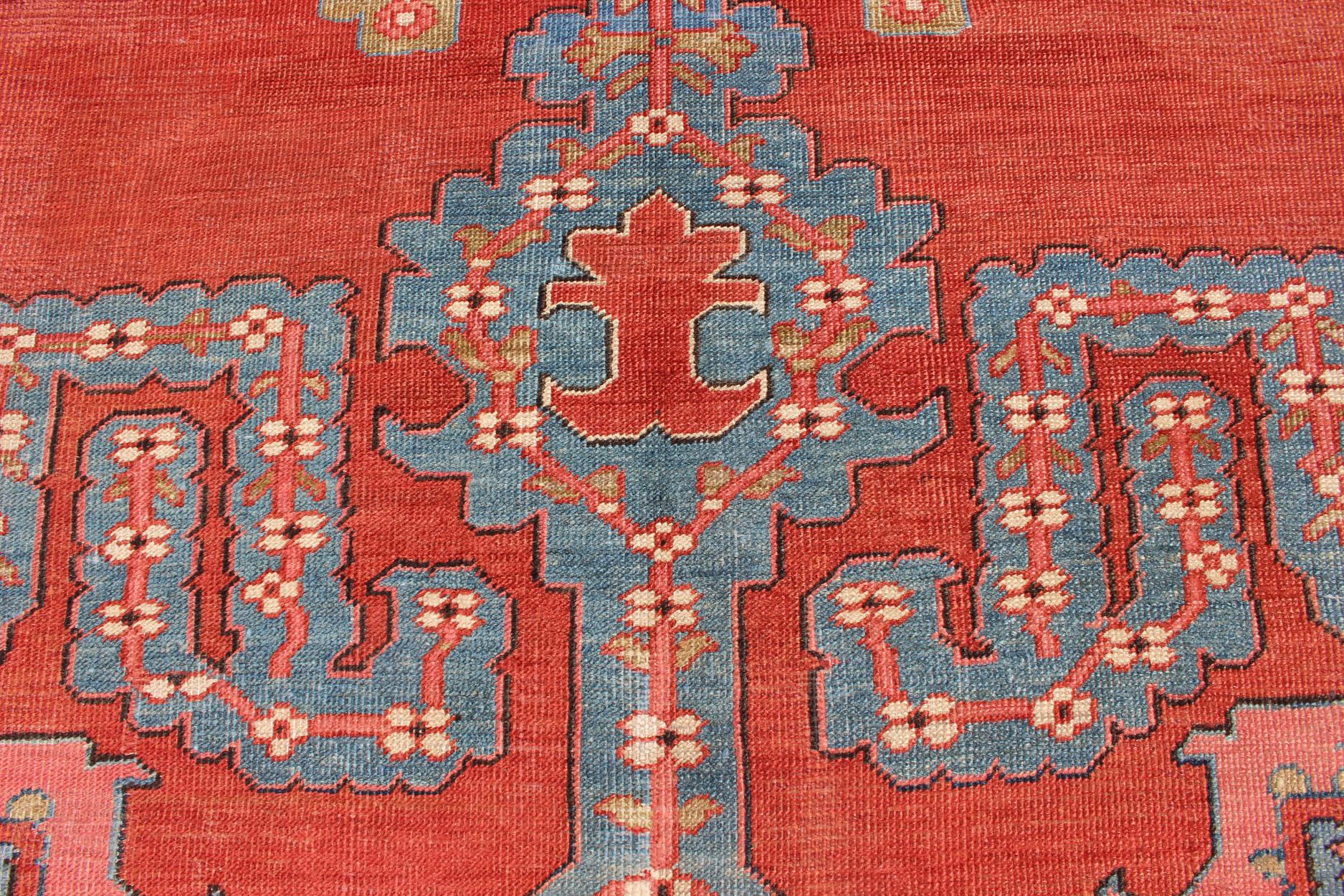 Grand tapis persan ancien Bakshaish Serapi   12' x 19' en vente 6
