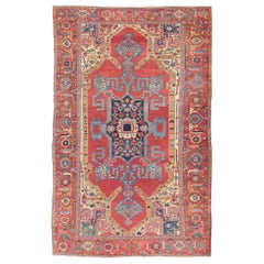 Grande tappeto antico persiano Bakshaish Serapi   12' x 19'