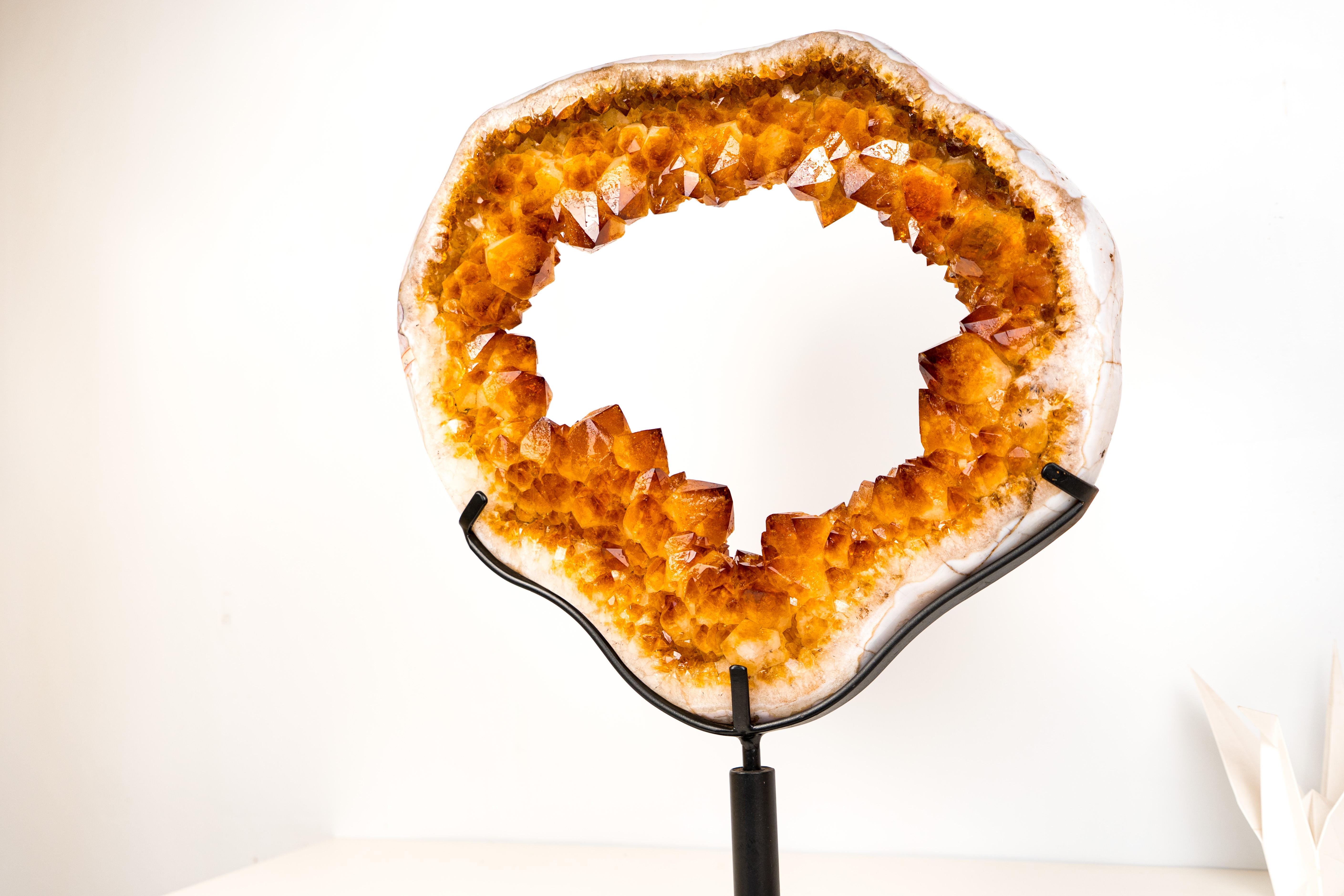 Spectacular Large Citrine Geode Portal For Sale 2