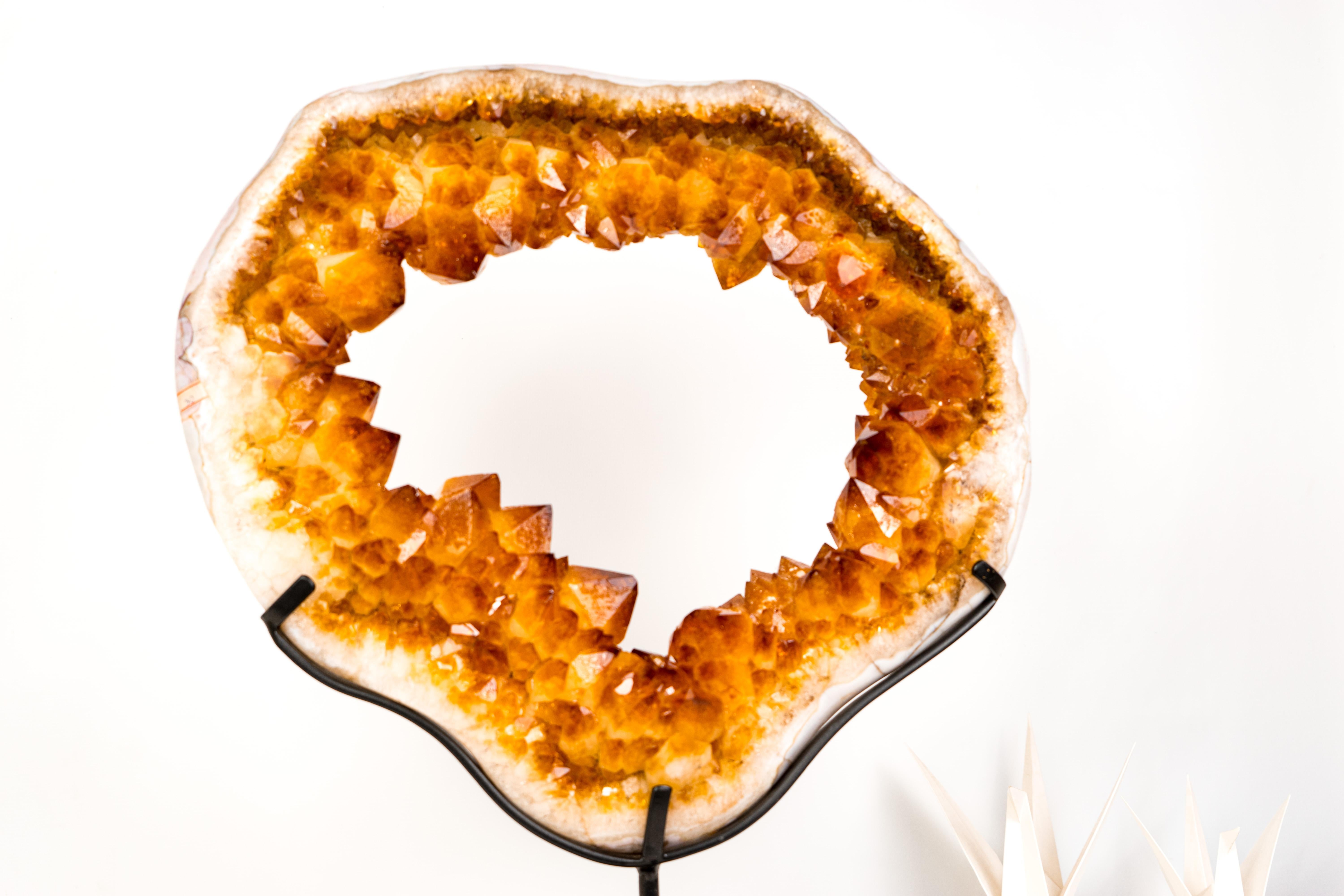 Spectacular Large Citrine Geode Portal For Sale 3