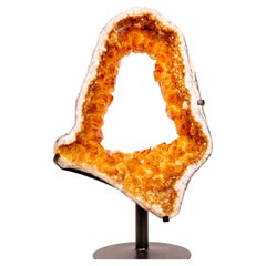 Spectacular Large Citrine Geode Portal