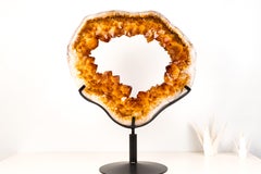 Spectacular Large Citrine Geode Portal