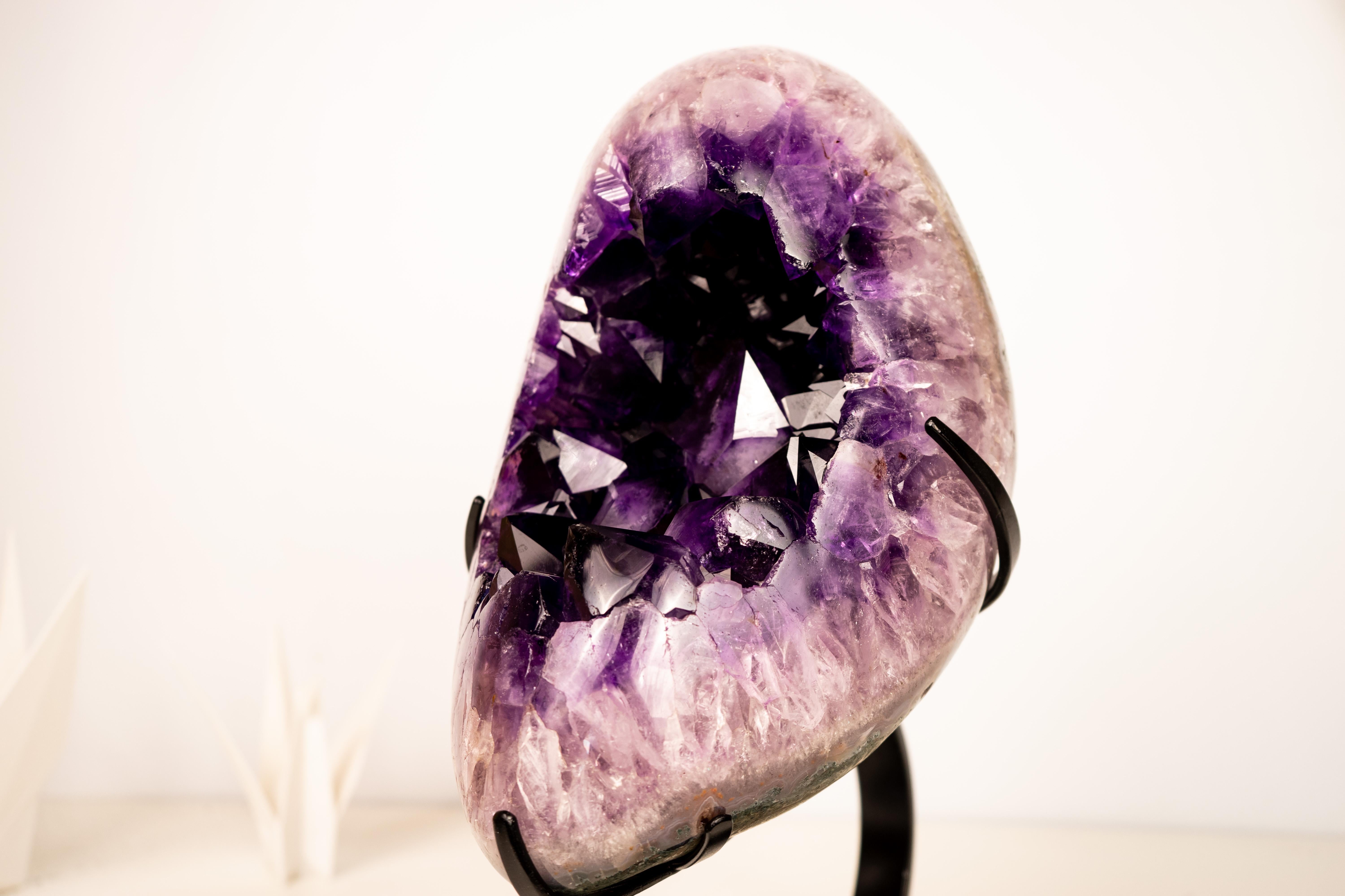 Spectacular Large Half-Moon Amethyst Cluster For Sale 4