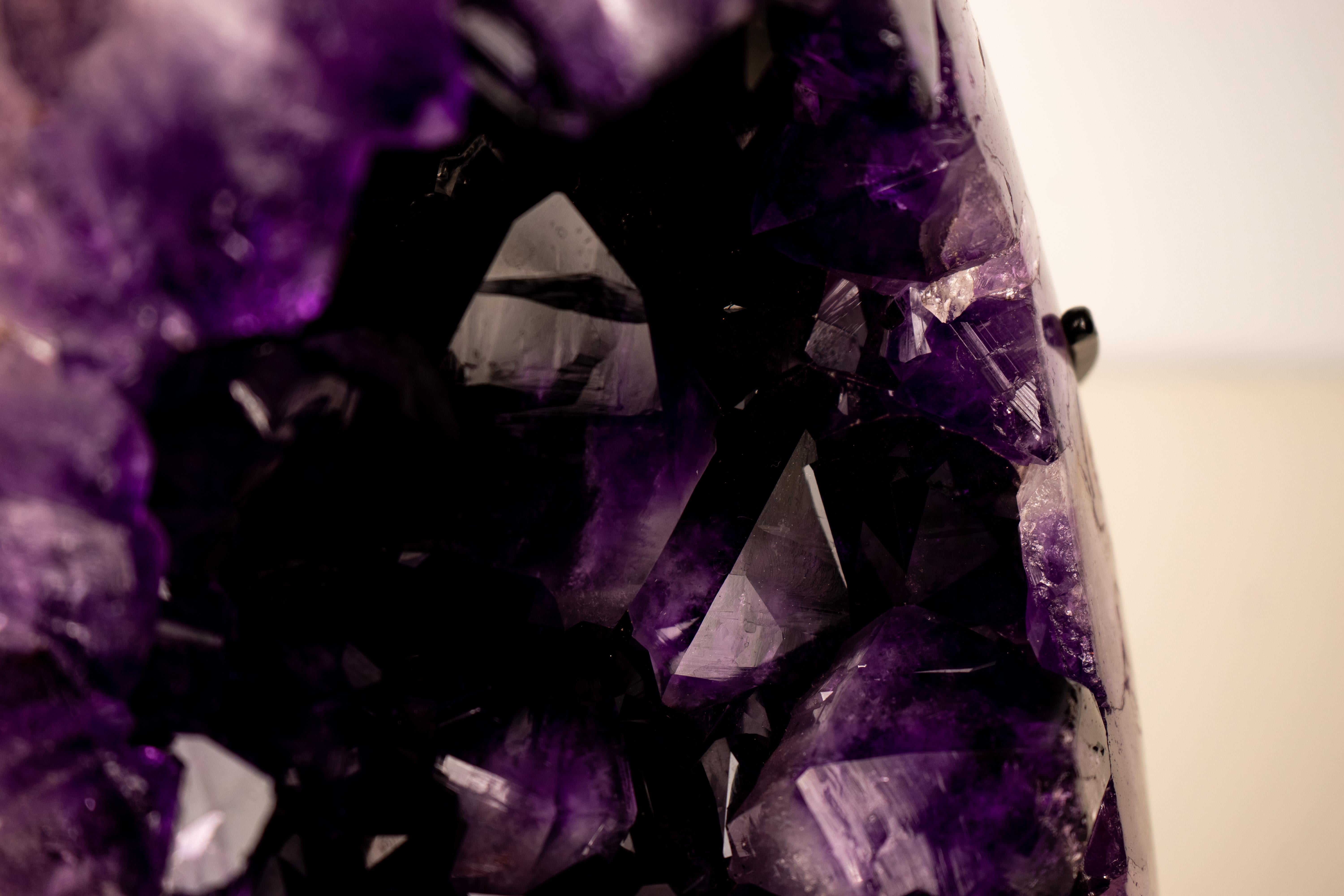 Spectacular Large Half-Moon Amethyst Cluster For Sale 1