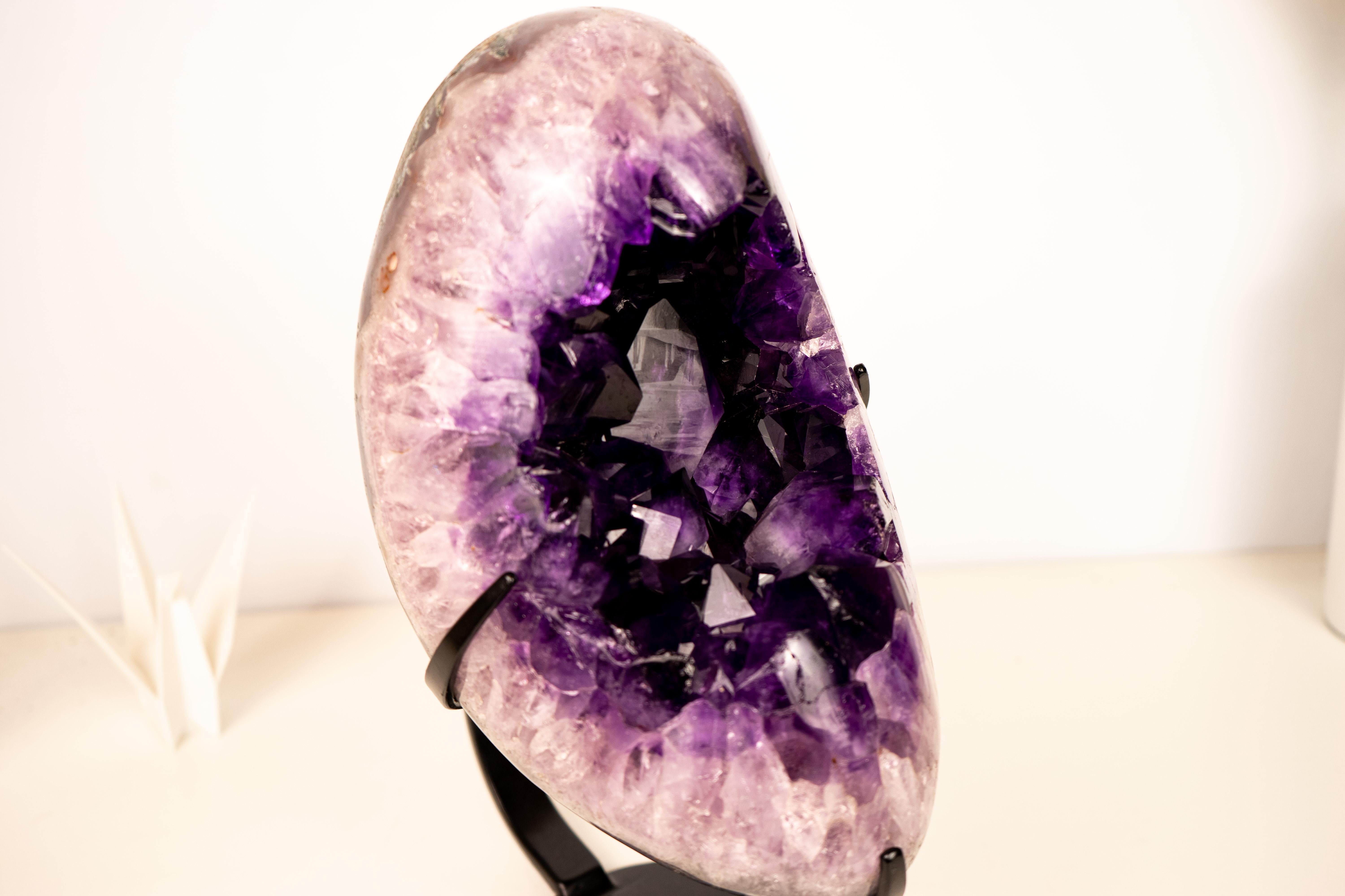 Spectacular Large Half-Moon Amethyst Cluster For Sale 2