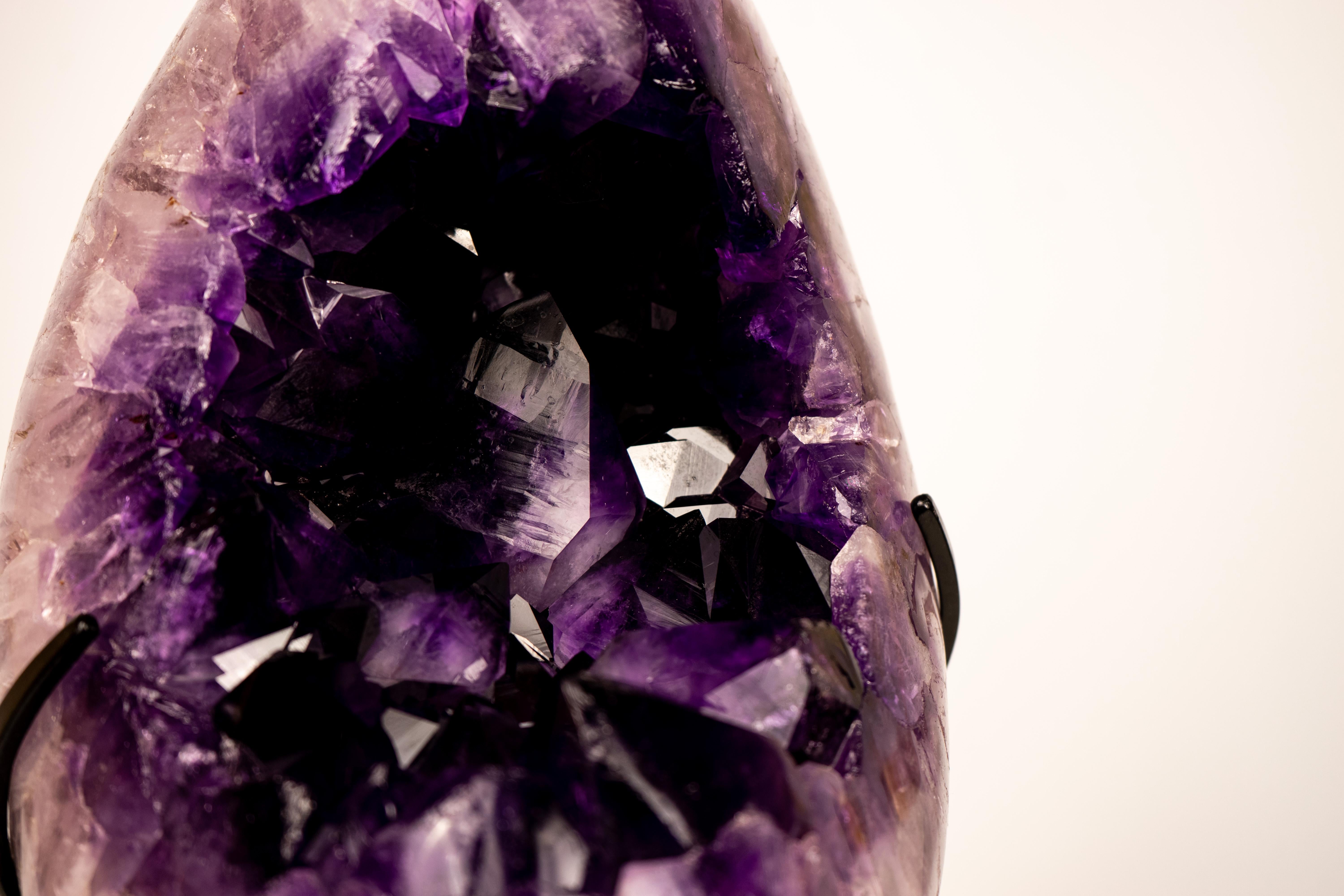 Spectacular Large Half-Moon Amethyst Cluster For Sale 3