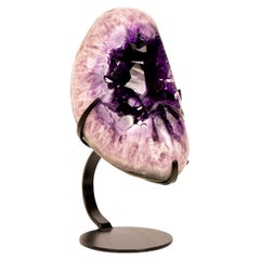 Spektakulärer großer halber Amethyst-Cluster mit Amethyst-Halbmond