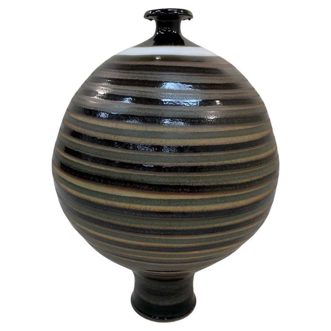 Spectacular Large Mid-Century  Vase In The Style of Antonio Prieto  C. 1970's