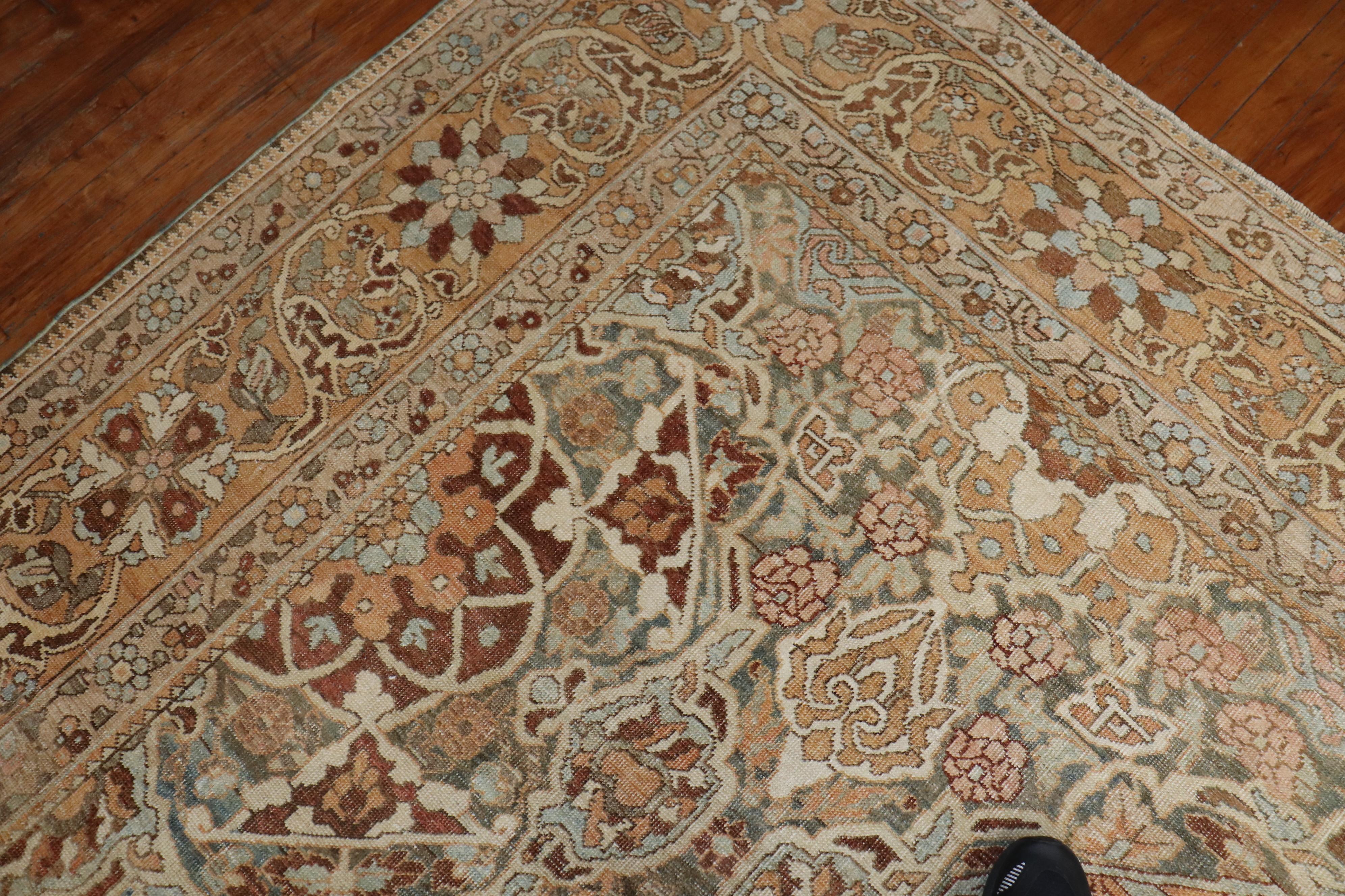 20th Century Spectacular Large Scale Neutral Persian Oversize Bakhtiari Rug For Sale